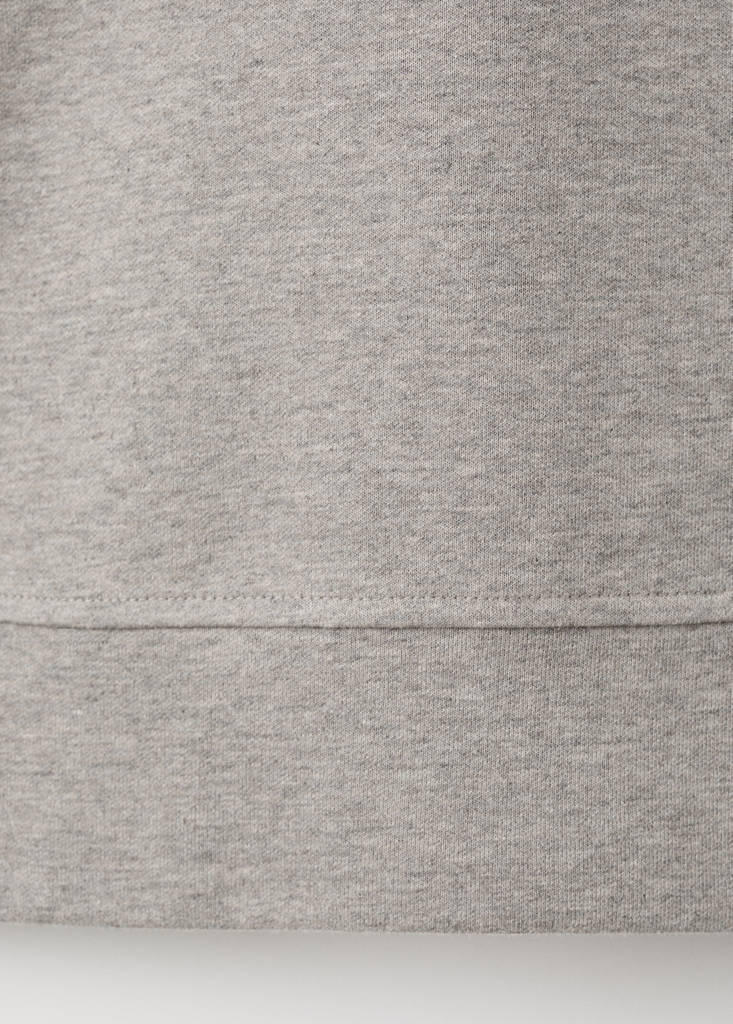 Regular-fit zip-neck sweatshirt — Medium Brown