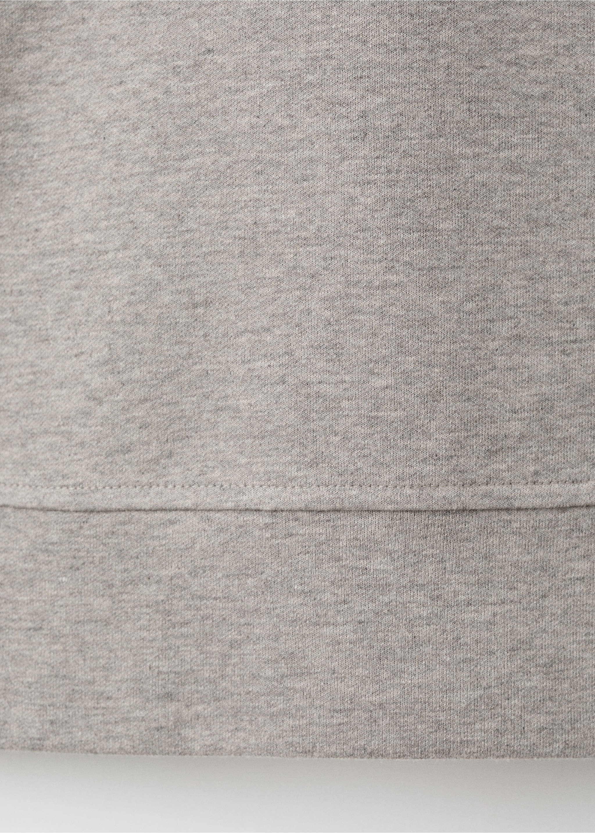 Regular-fit zip-neck sweatshirt - Details of the article 0, Medium Brown. Ref: 27062887-00.