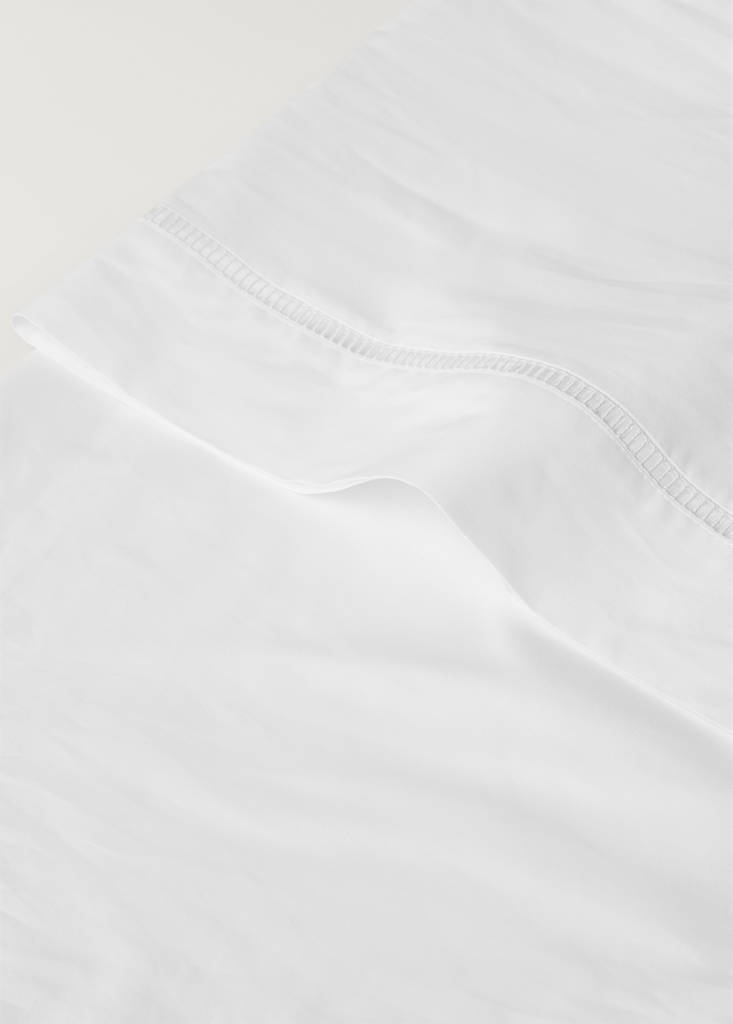 Funda almohada detalle vainica 45x110cm