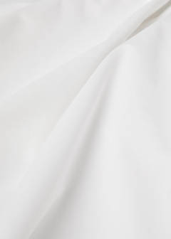 Top sheet with hemstitch detail Single bed — White 1