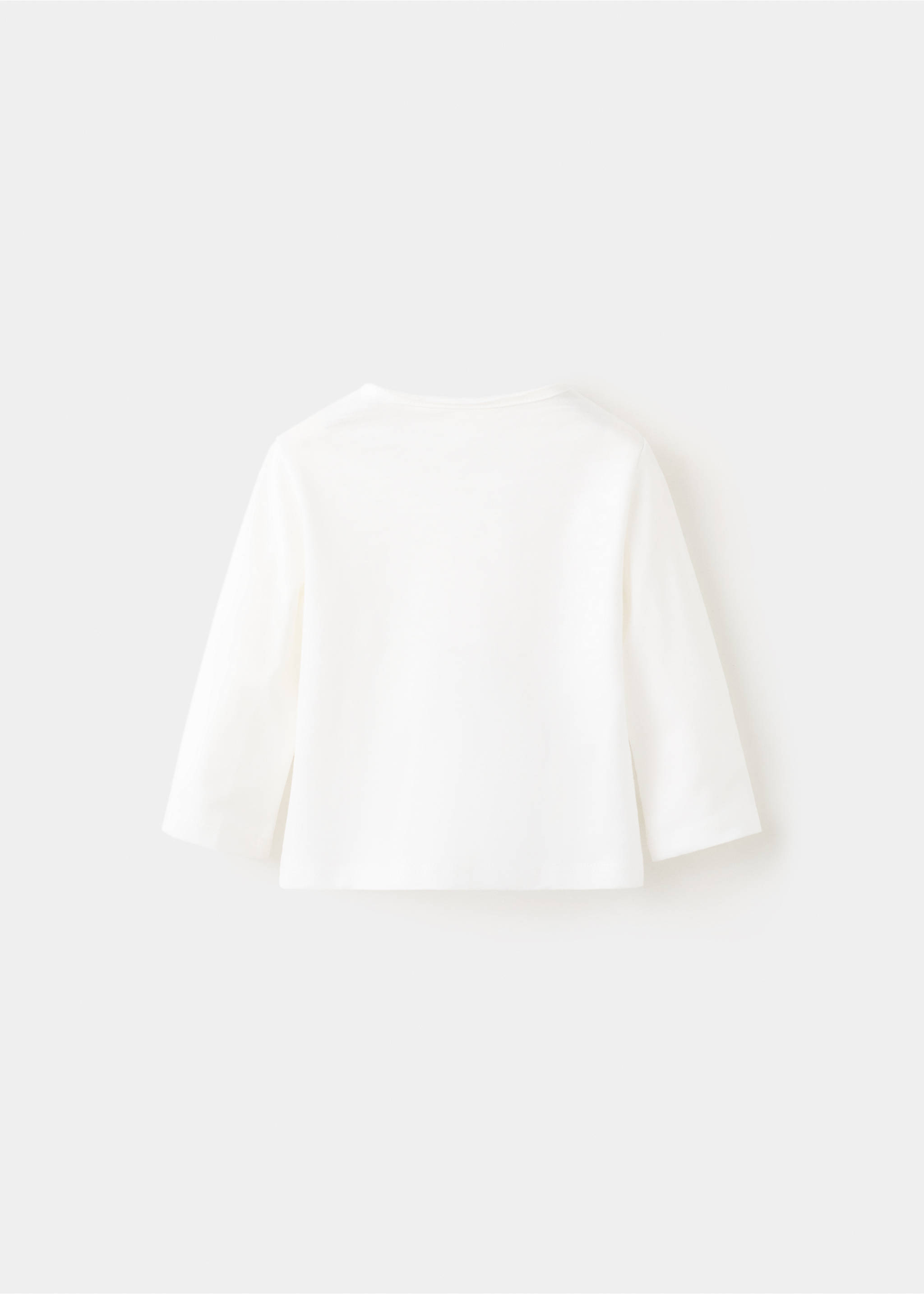 Samarreta 100% cotó - Revers de l'article, Blanc trencat. Ref: 27062897-00.