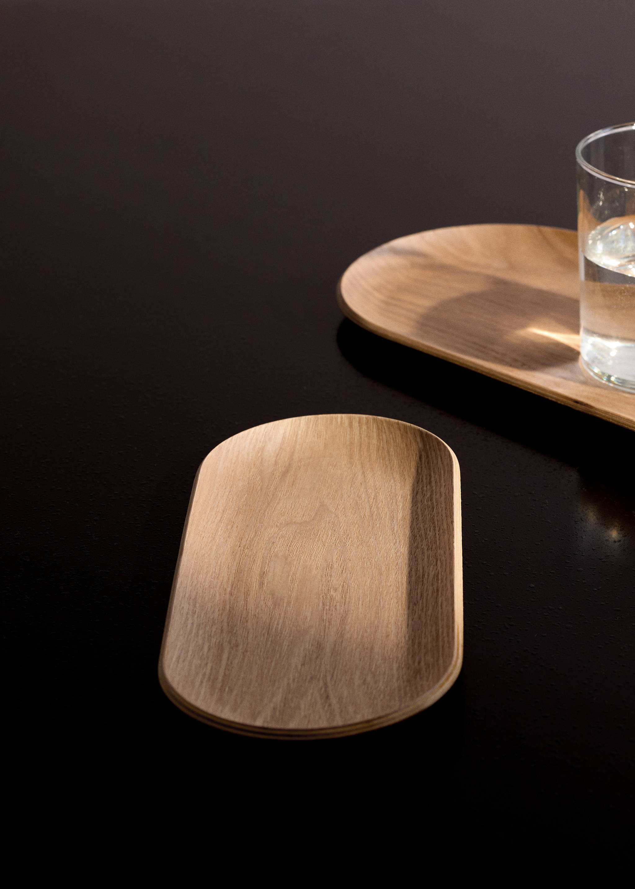 Plateau décoratif moyen en bois - Plan général