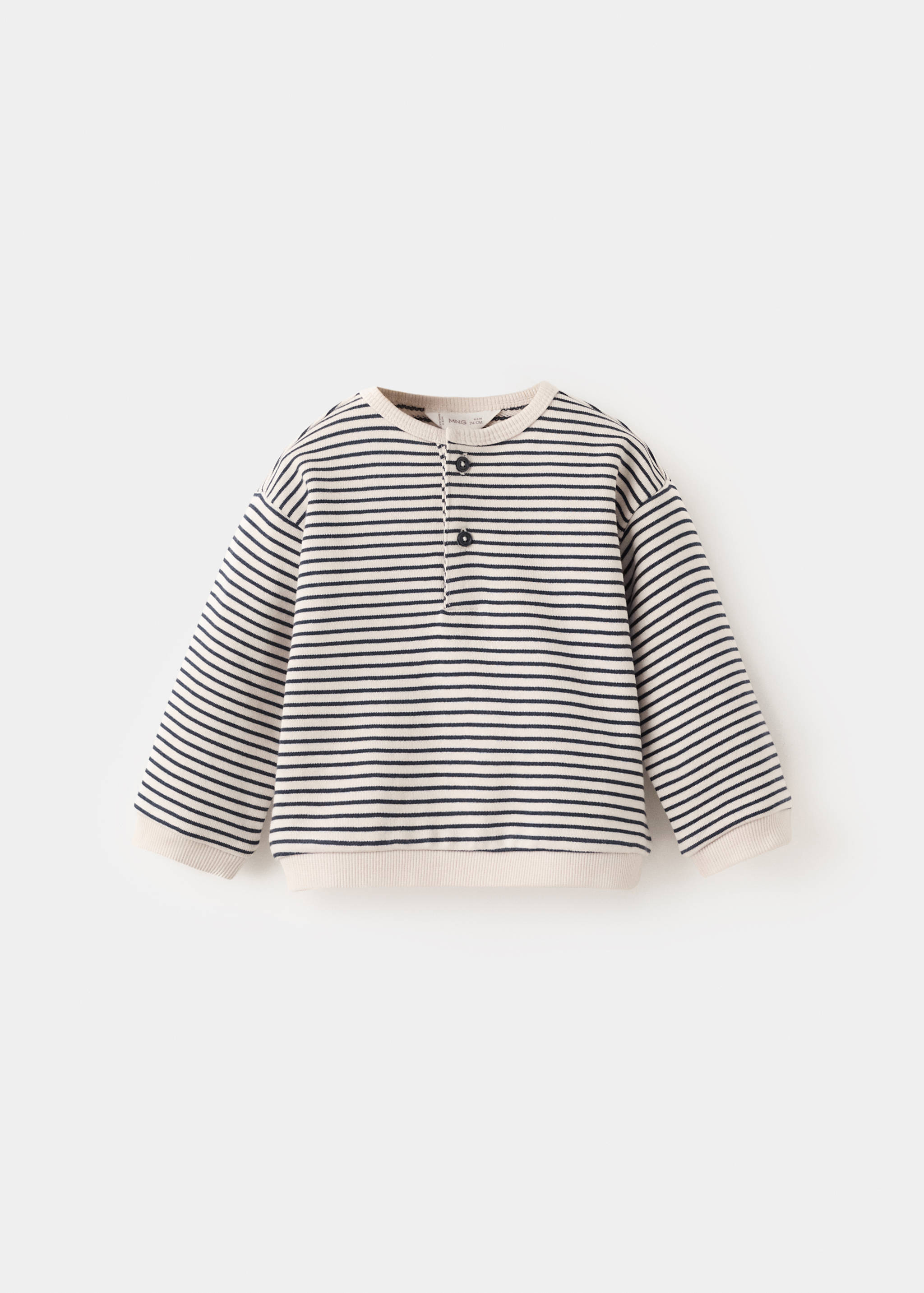 Striped print sweatshirt - Article without model