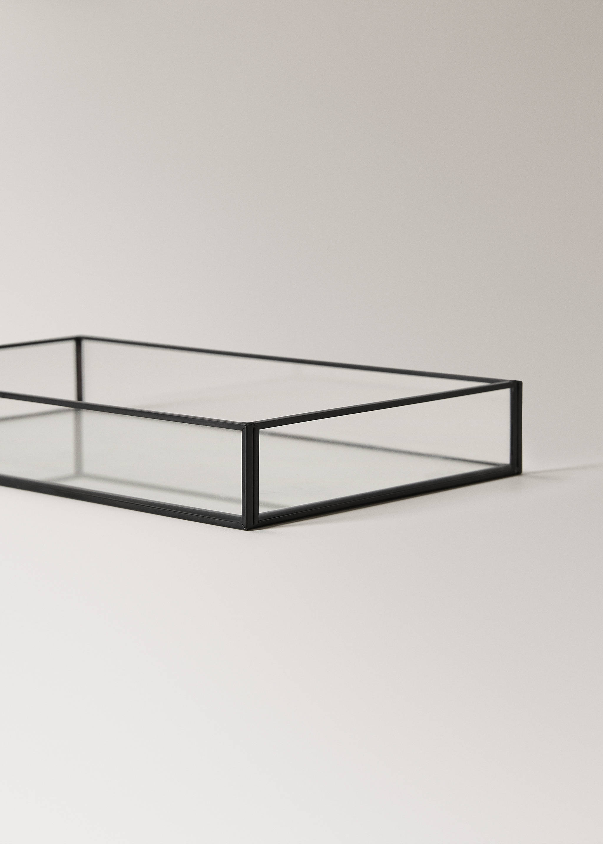 Bandeja decorativa borde metal mediana - Detalle del artículo 2