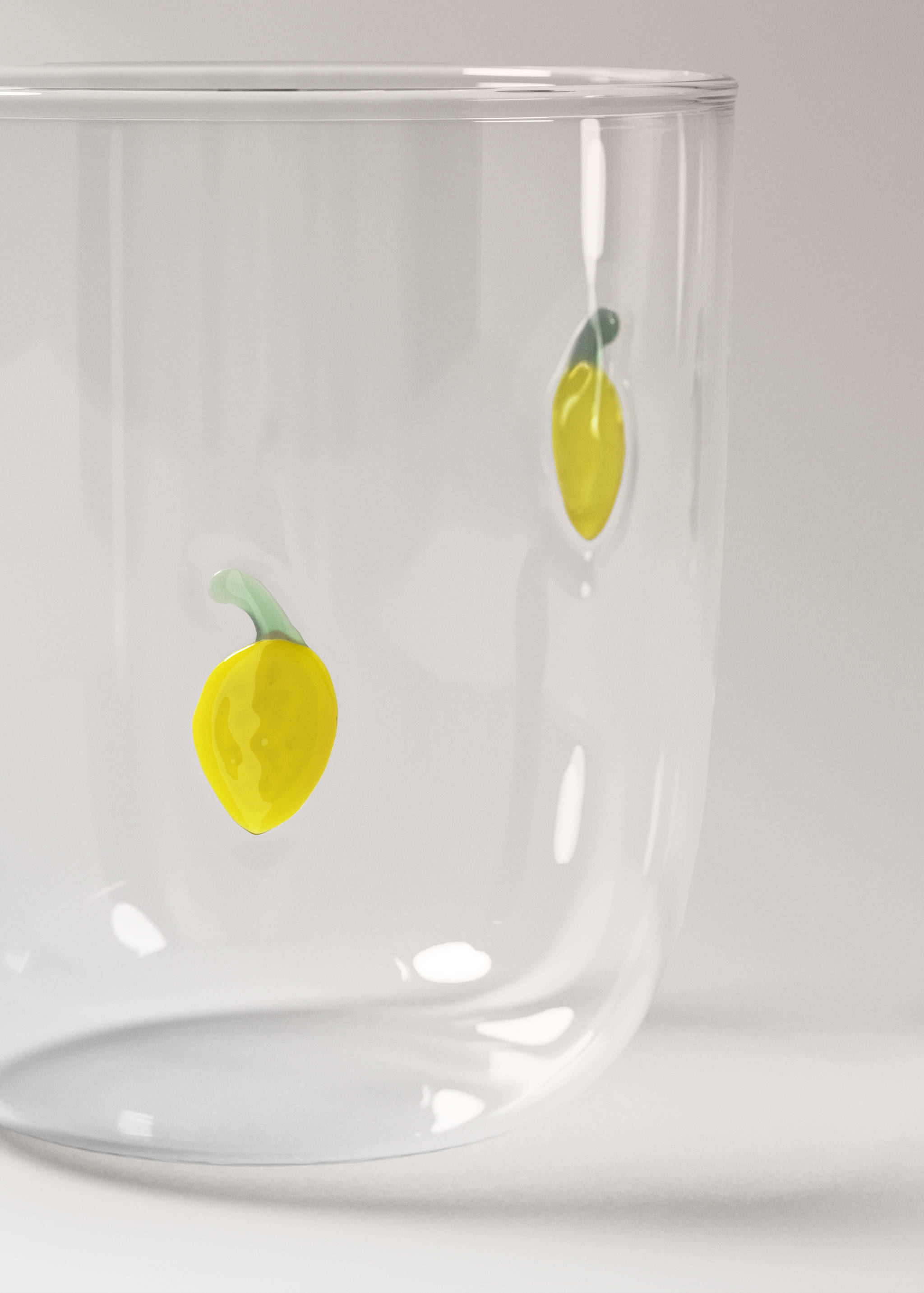 Borosilicate glass with fruit design - Details of the article 2