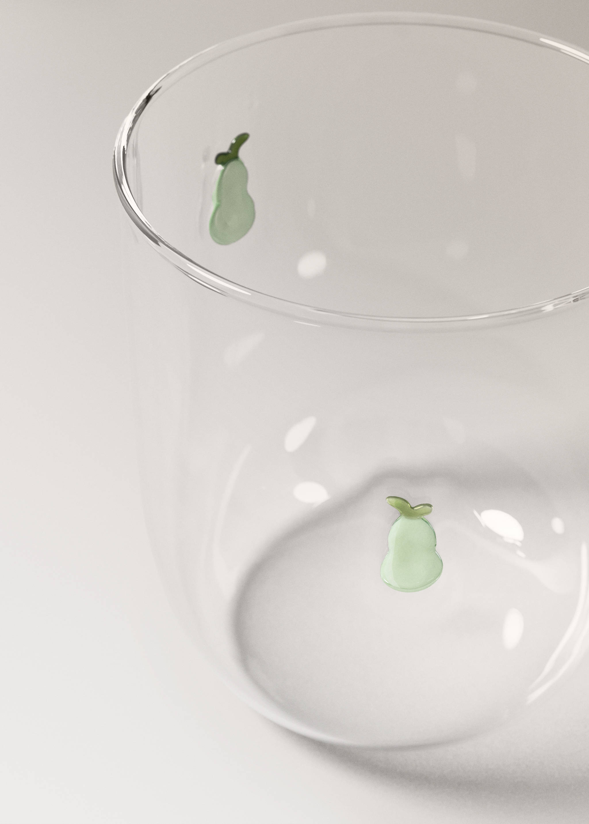 Borosilicate glass with fruit design - Details of the article 1