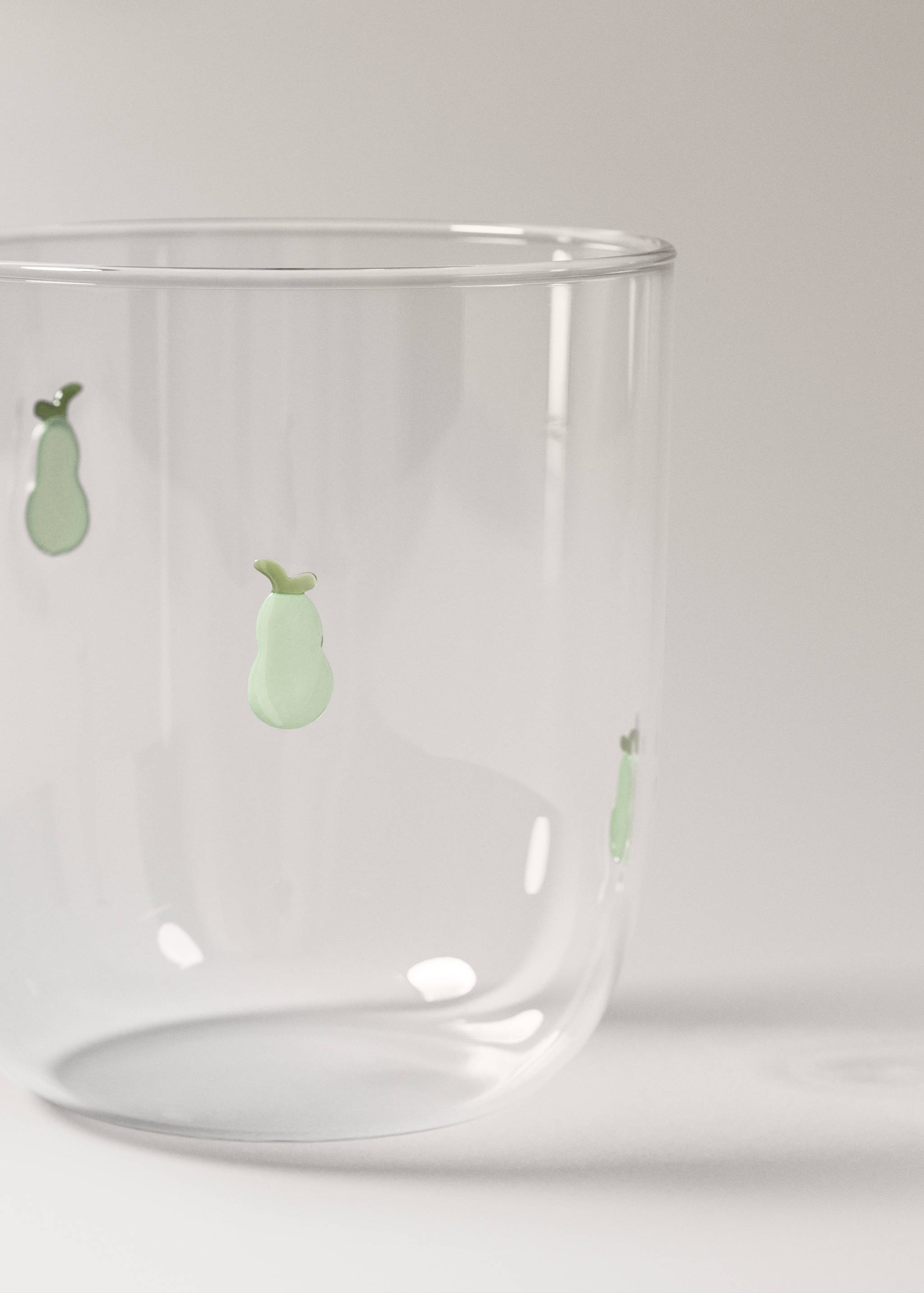 Borosilicate glass with fruit design - Details of the article 2