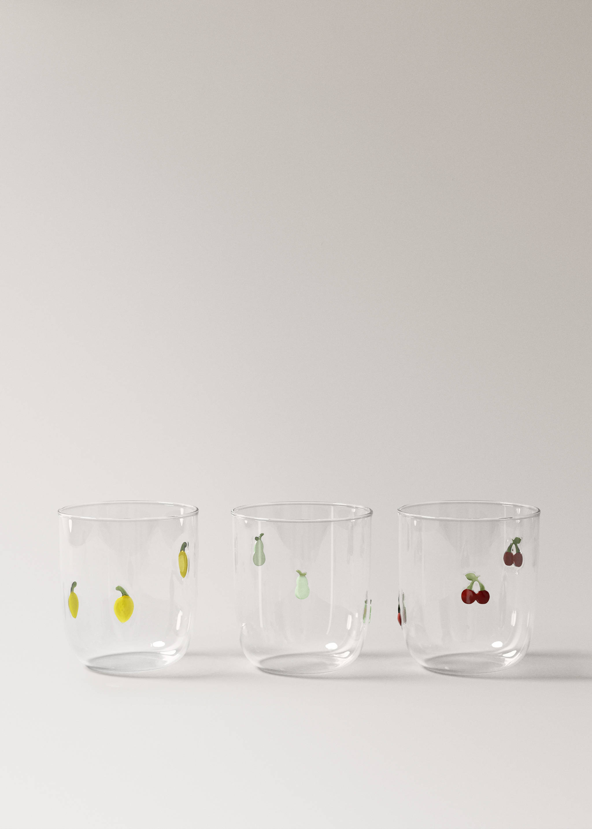 Borosilicate glass with fruit design - Details of the article 3