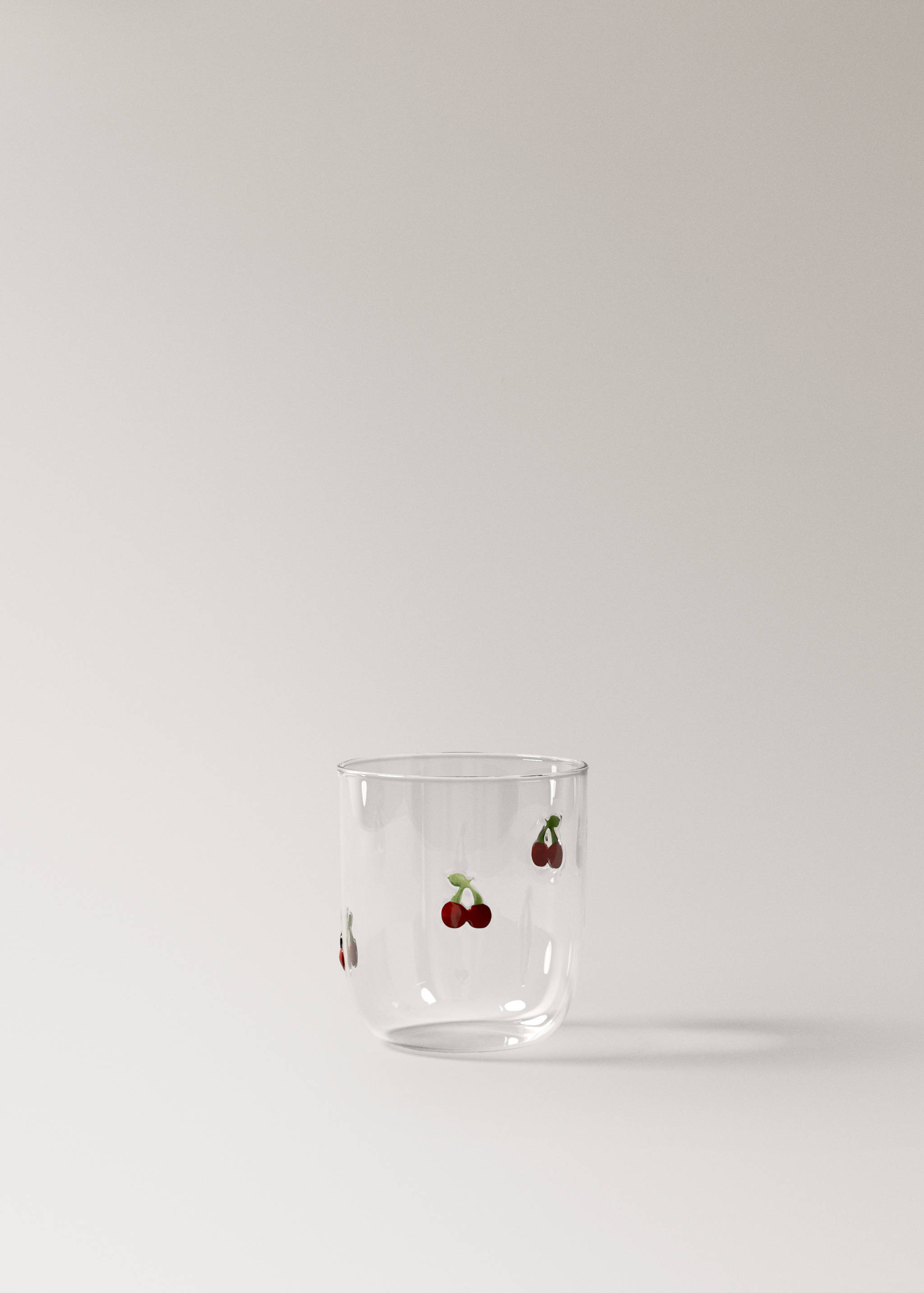 Borosilicate glass with fruit design - Article without model