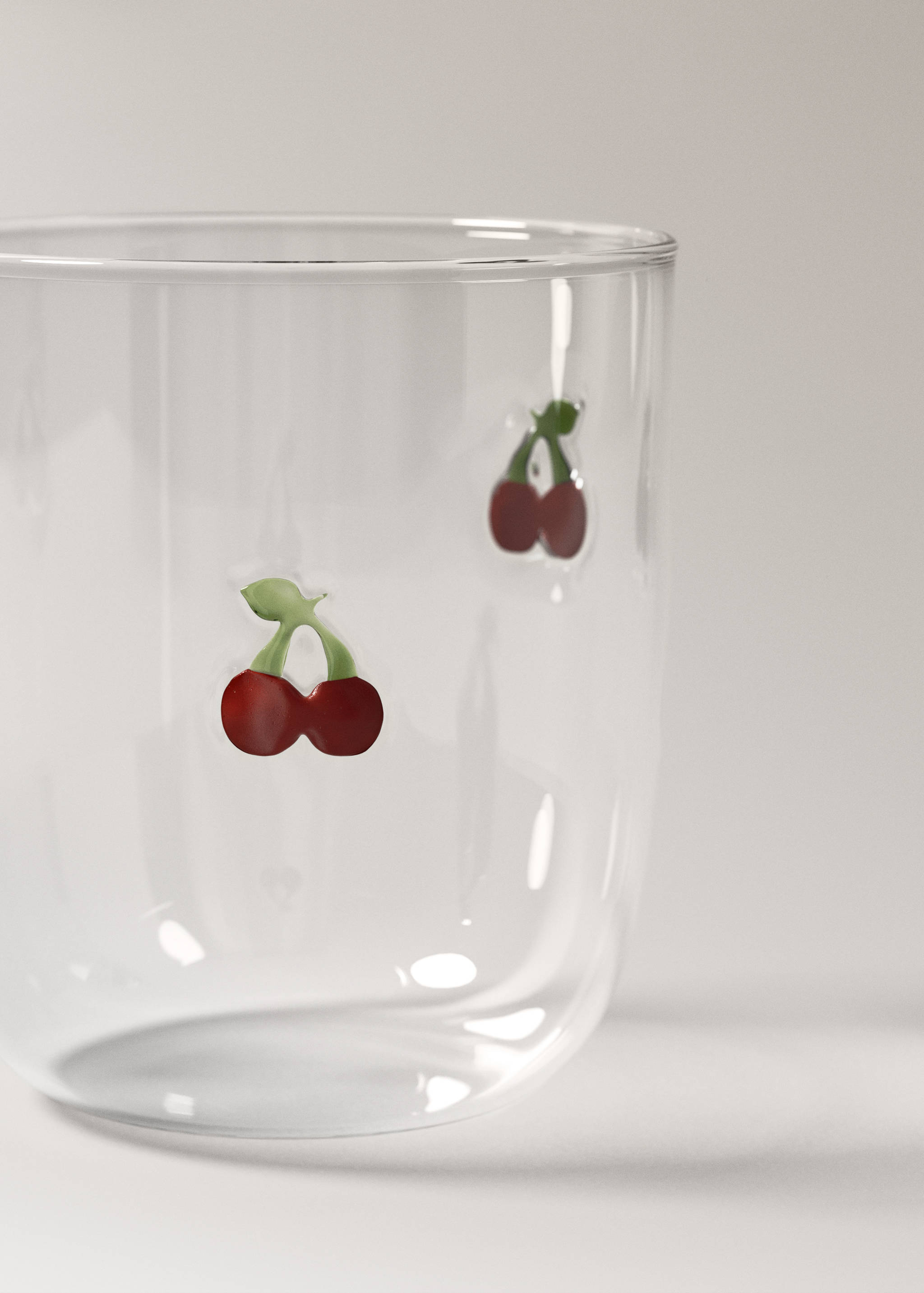 Borosilicate glass with fruit design - Details of the article 2