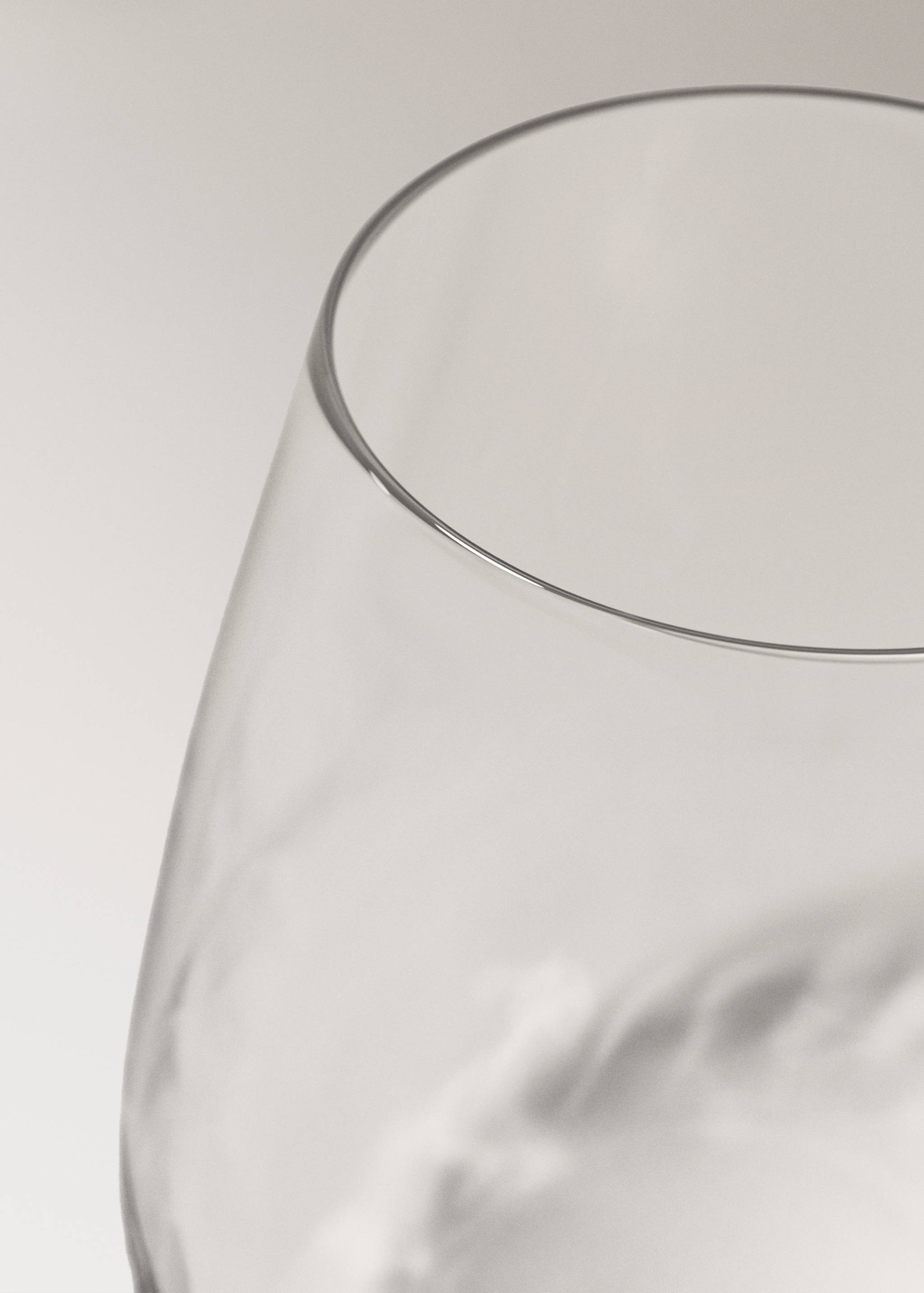 Borosilicate glass tumbler with relief design - Details of the article 1