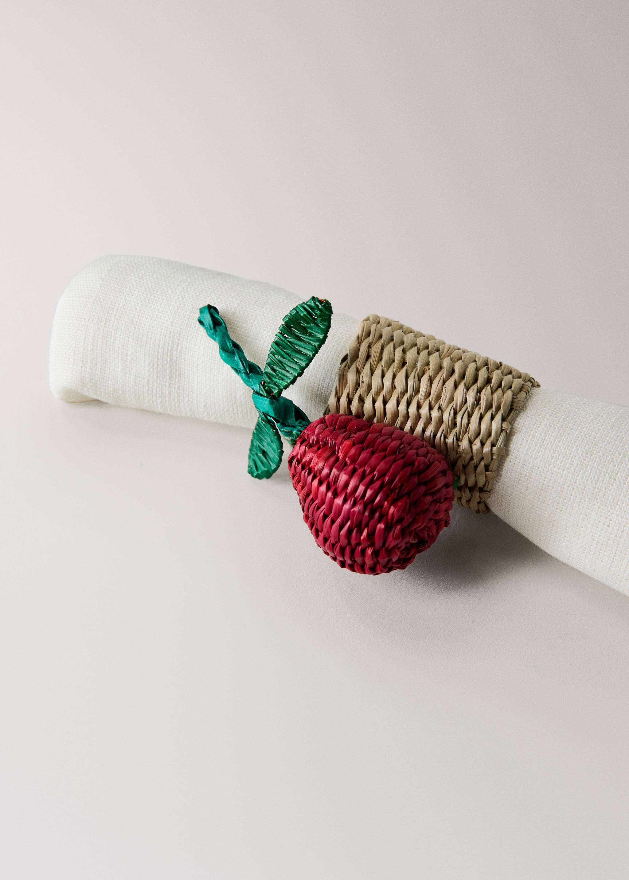 Seagrass fruit napkin ring set - Details of the article 2