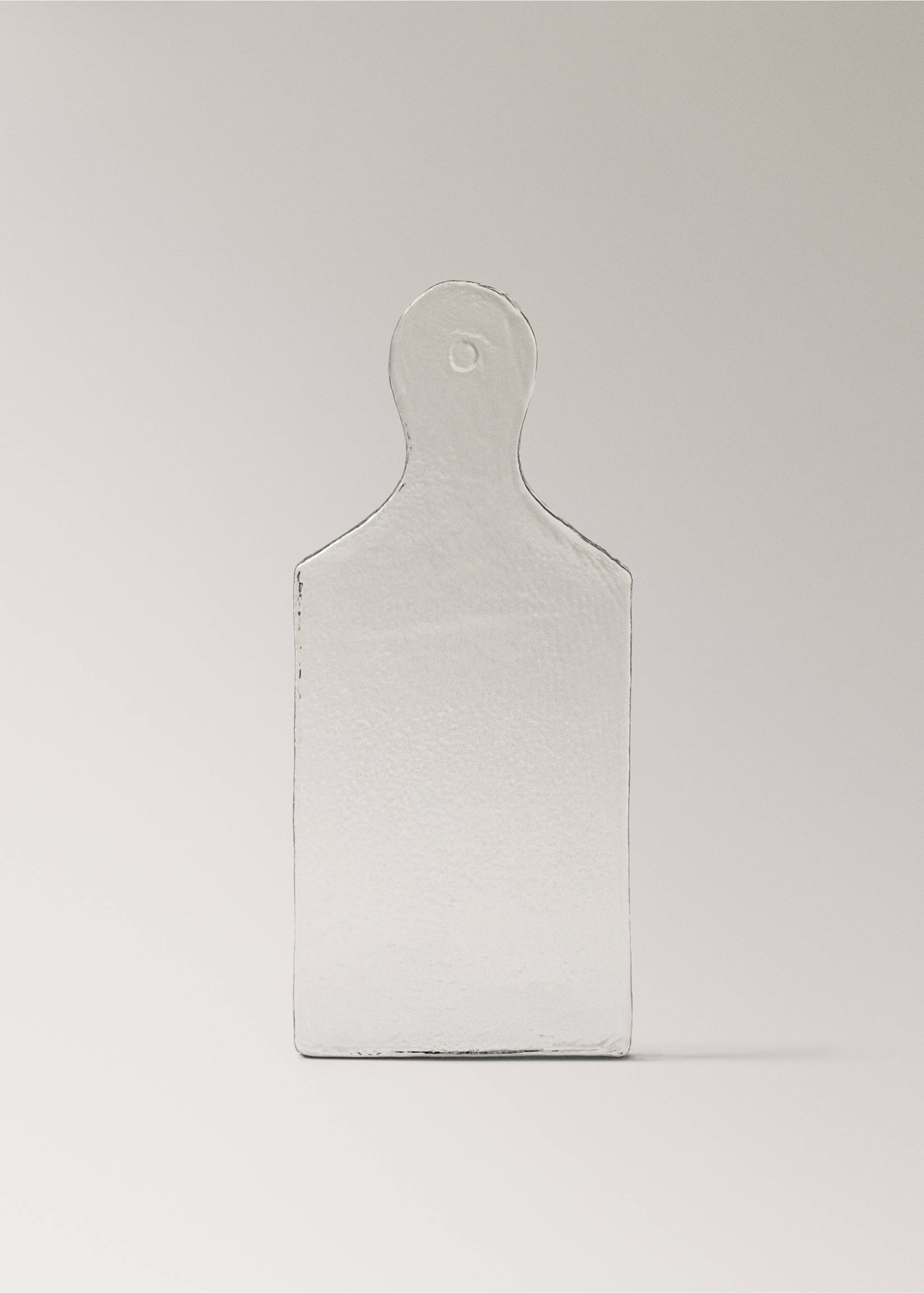 Small glass cutting board - Article without model, Ice Grey. Ref: 27062916-00.