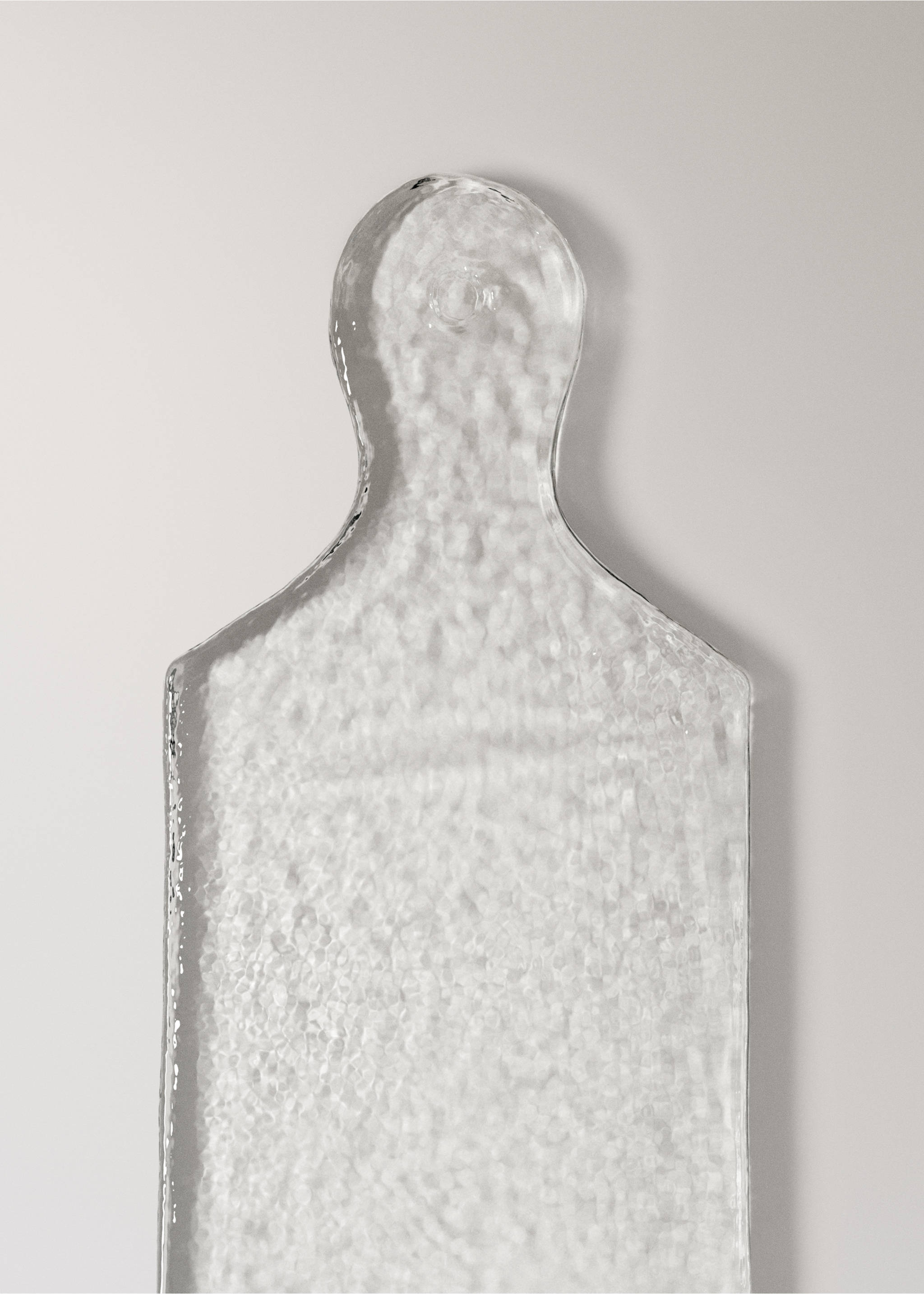 Small glass cutting board - Details of the article 1, Ice Grey. Ref: 27062916-00.