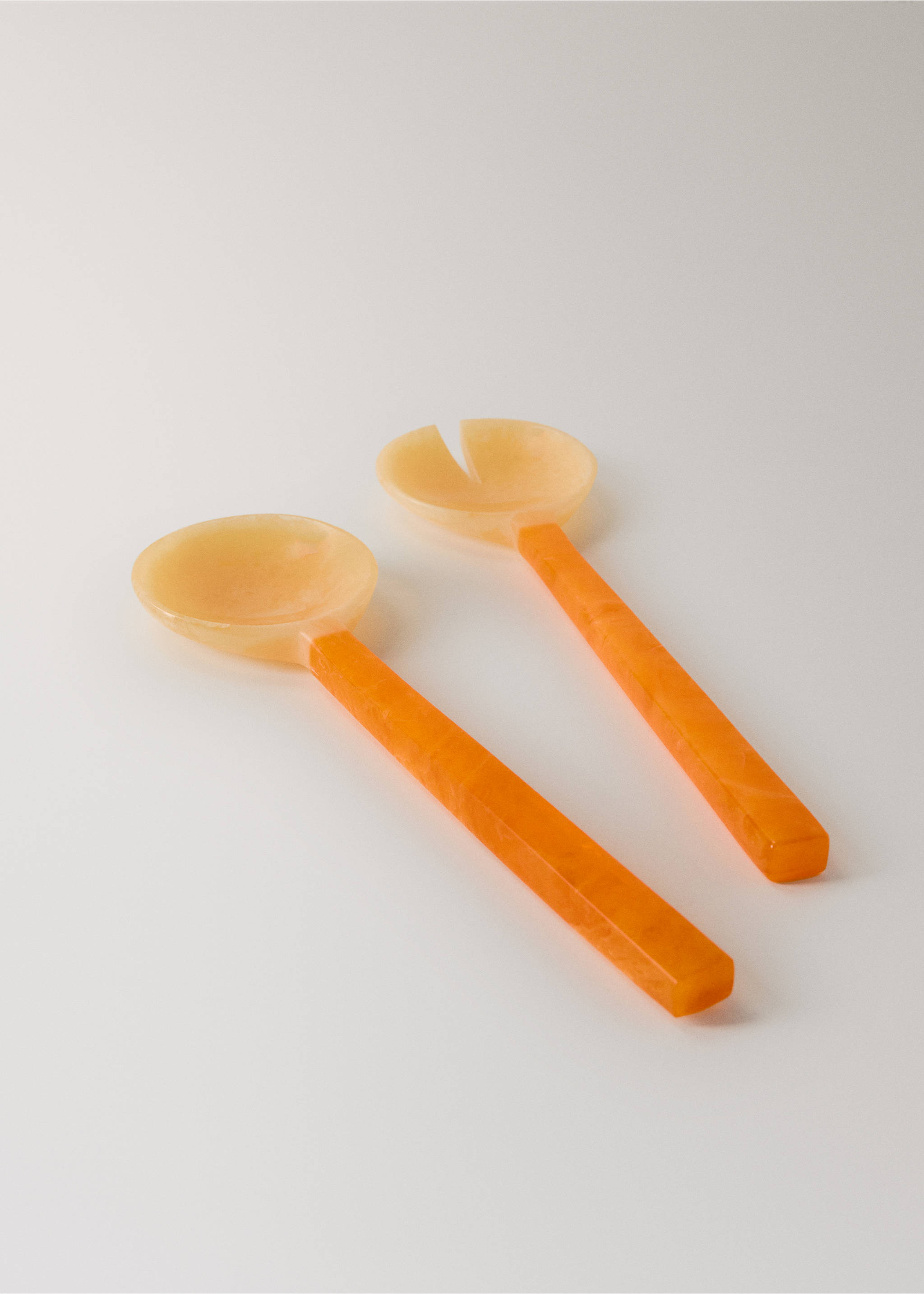 2-piece resin serving utensils set - Details of the article 2, Orange. Ref: 27062917-00.