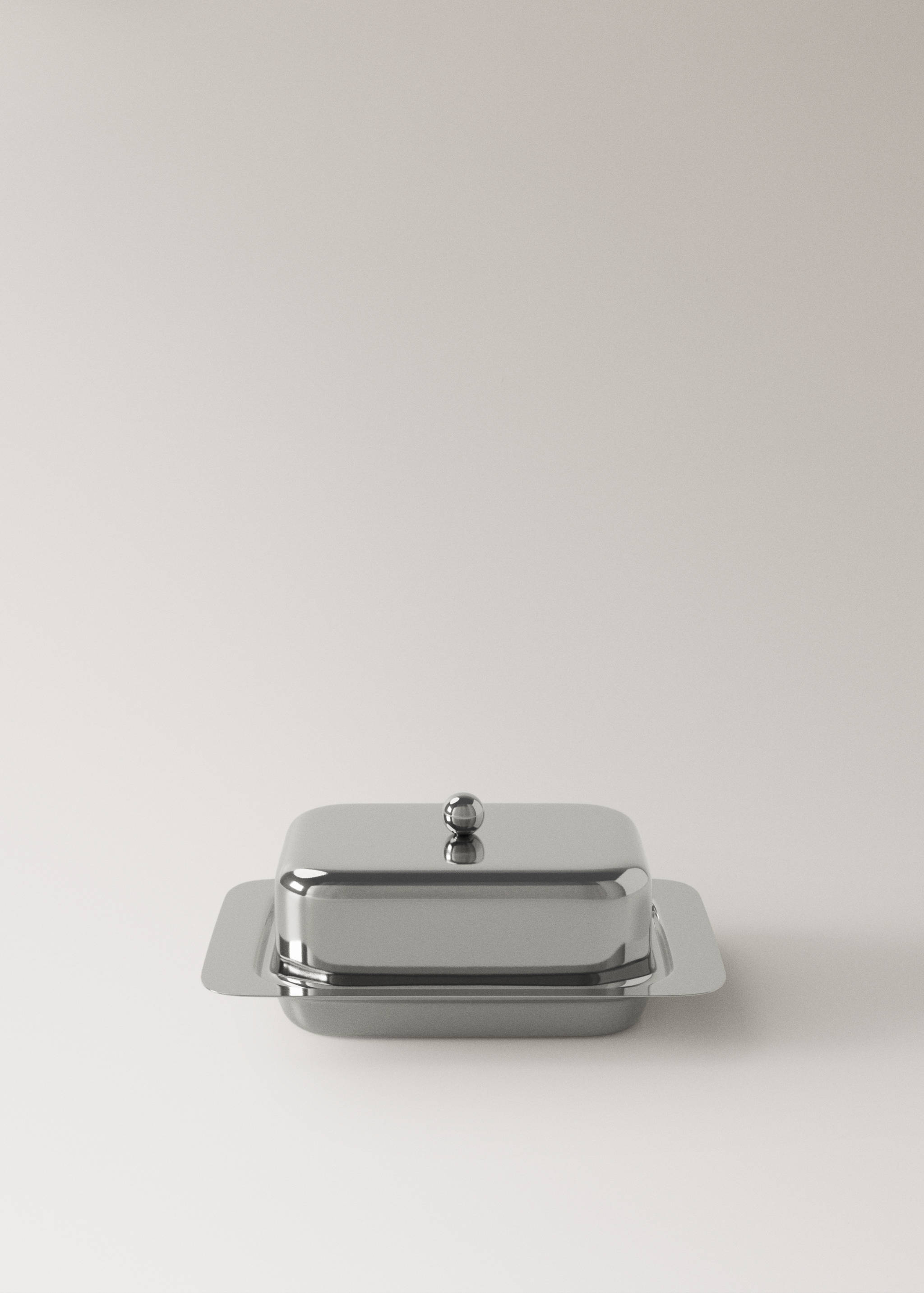 Stainless steel butter dish - Article without model