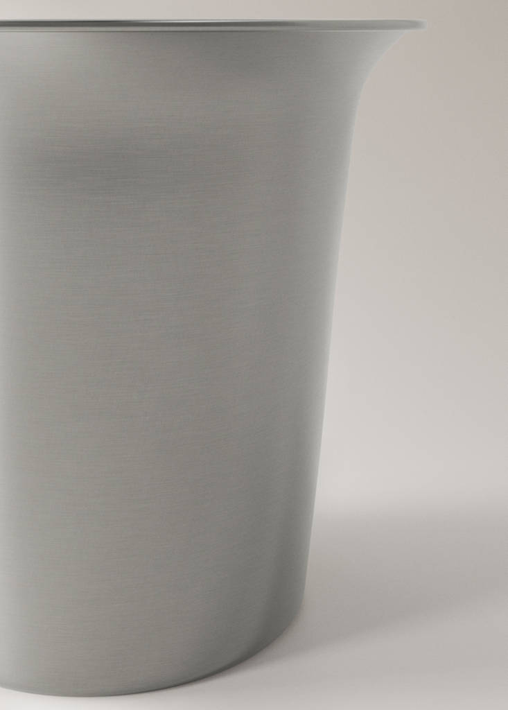 Stainless steel bottle rack — Silver