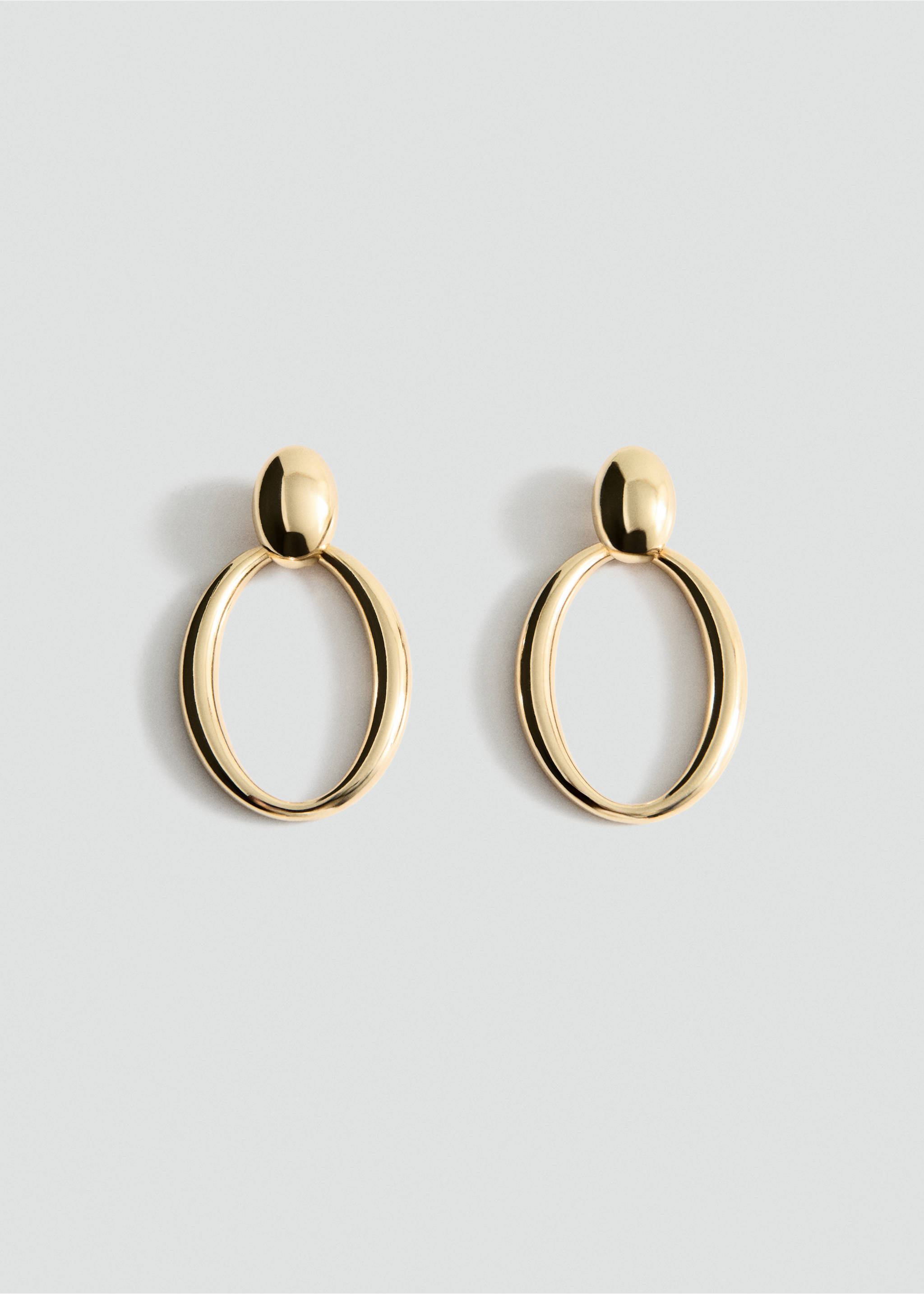 أقراط حلقات - منتج دون نموذج, ذهبي. Ref: 27062923-00.