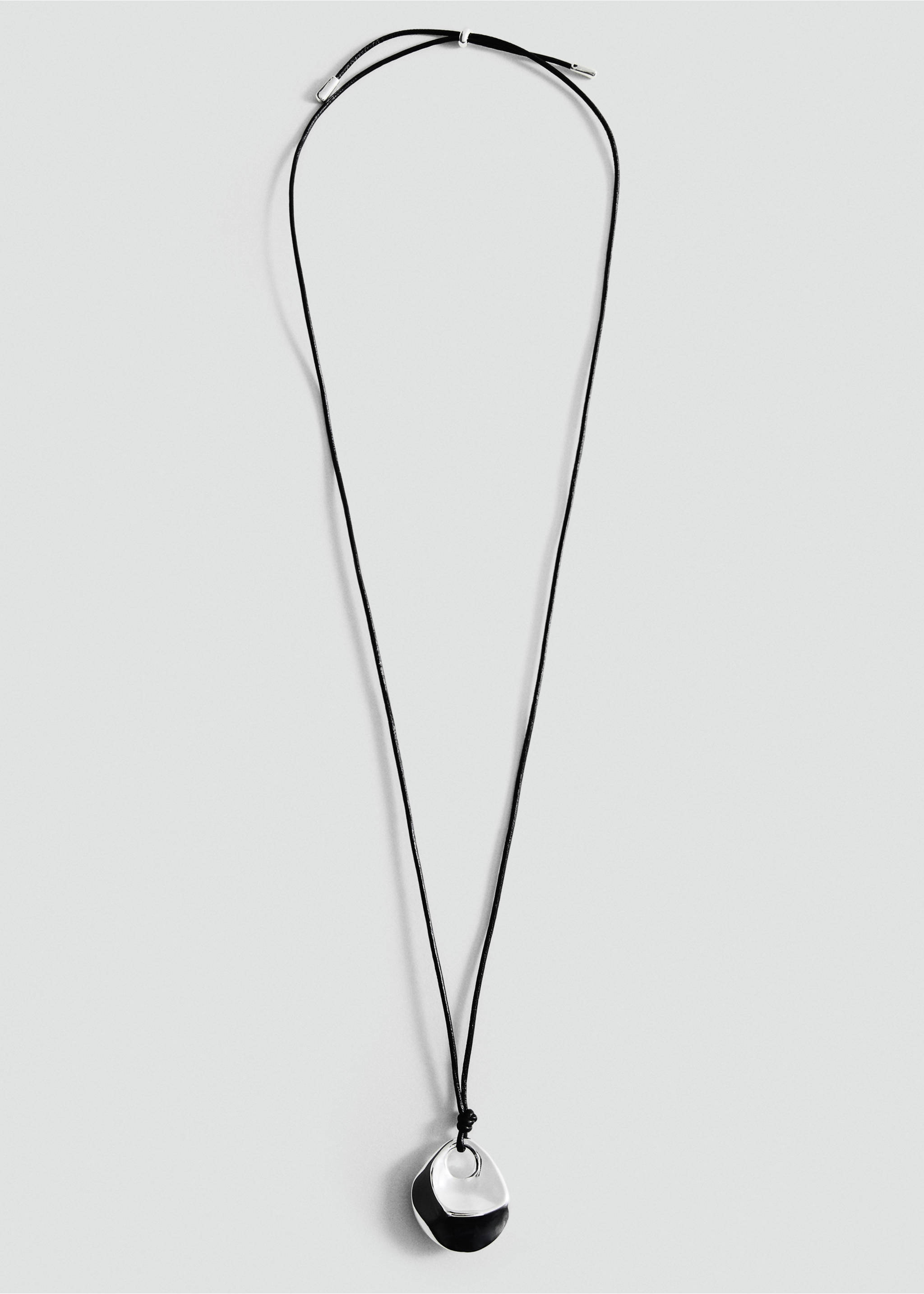 Metal pendant necklace - Article without model, Silver. Ref: 27062925-00.