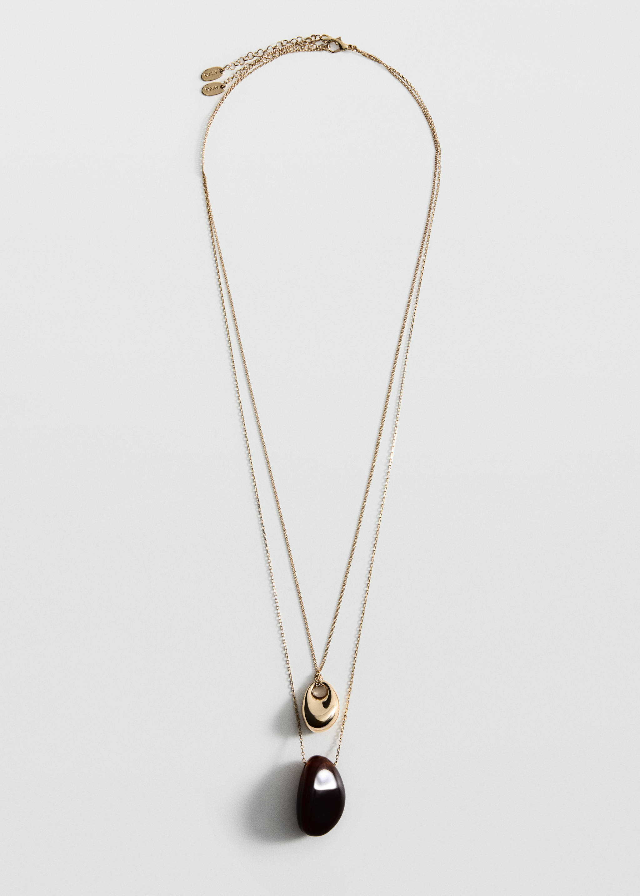 Double pendant necklace - Article without model