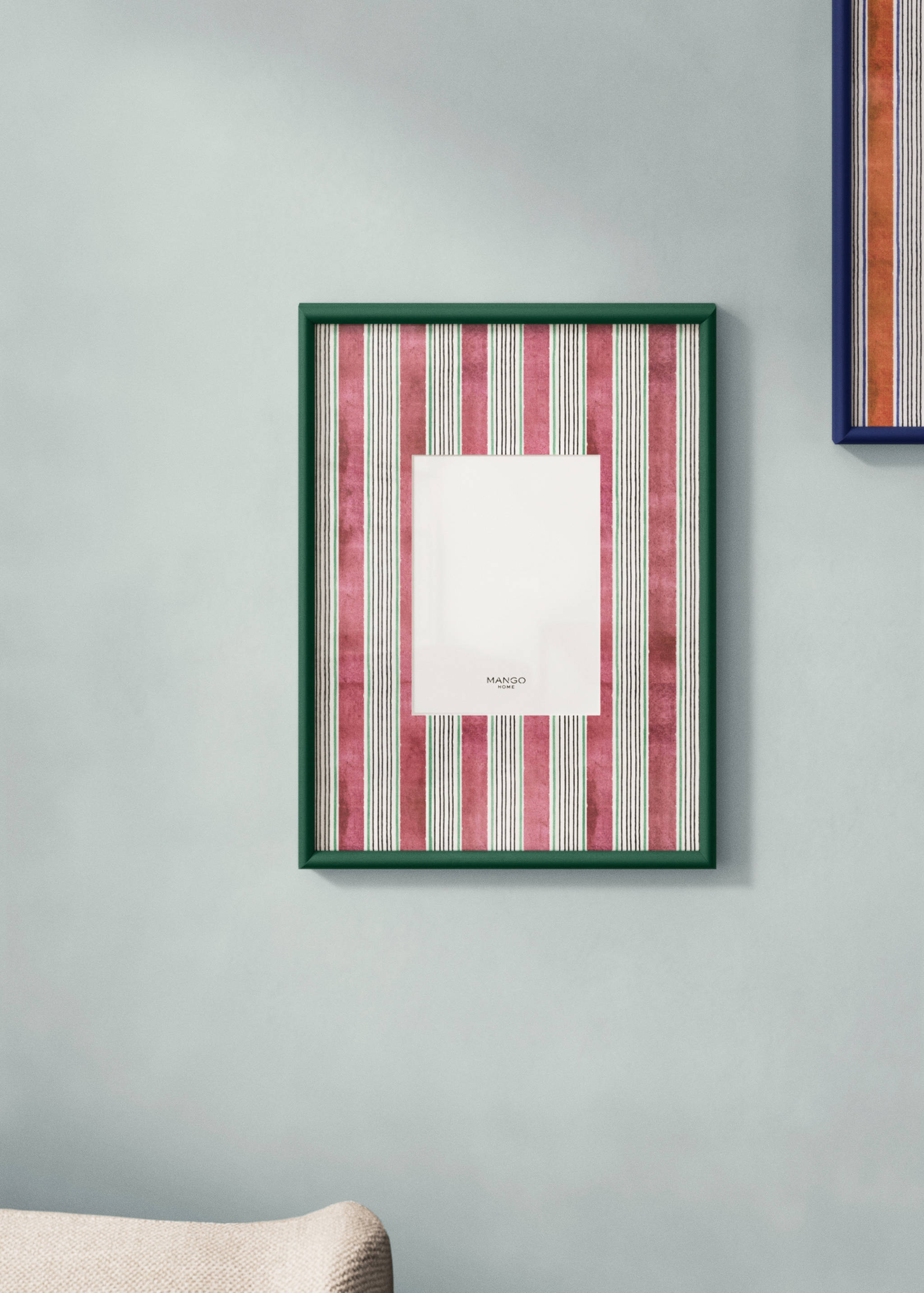 Wooden frame with large lines - General plane