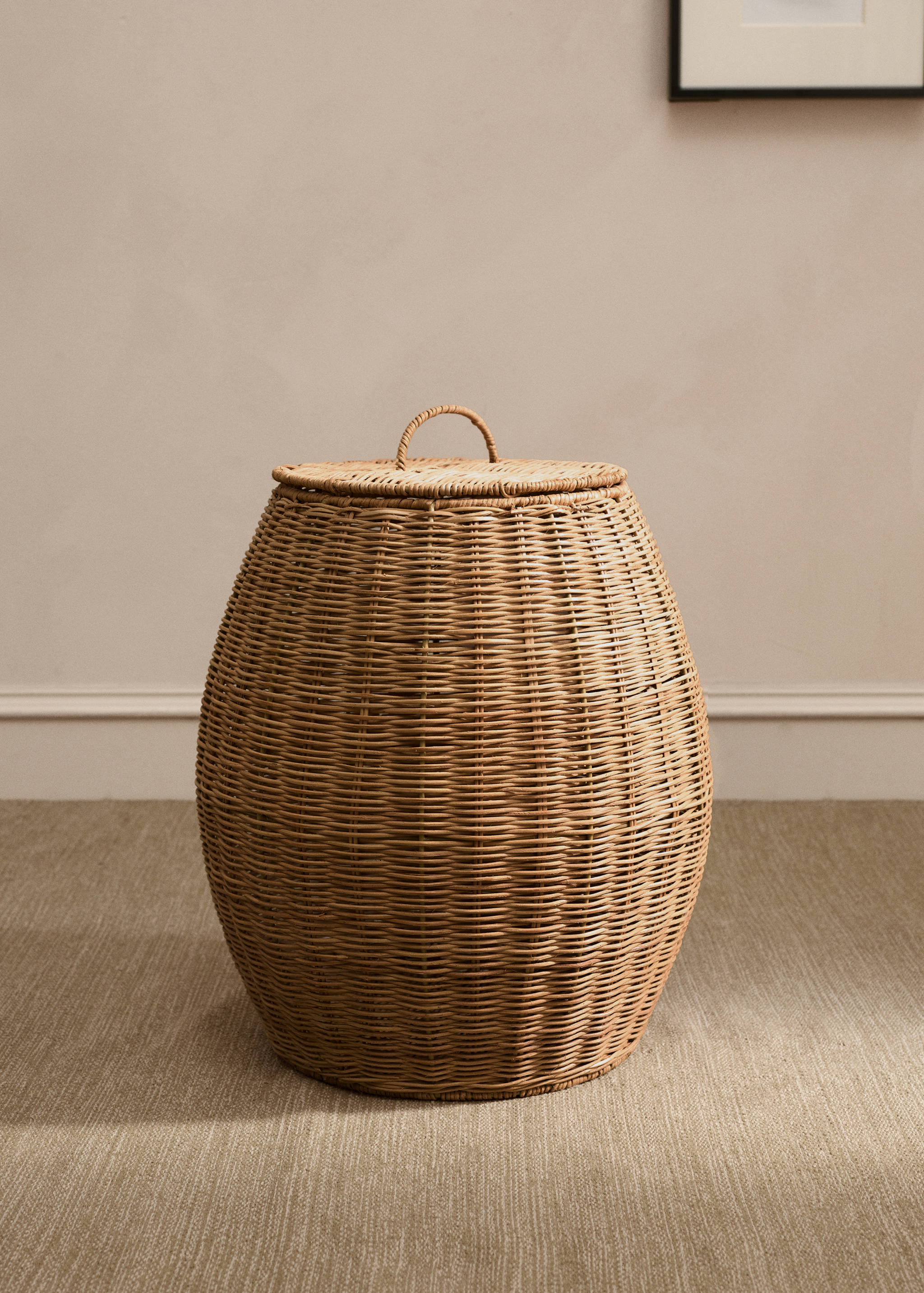 Oval rattan basket - General plane