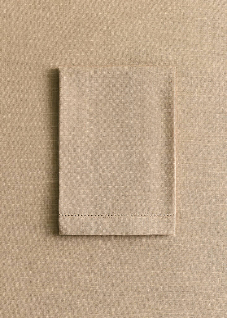 Cotton napkins with hemstitch