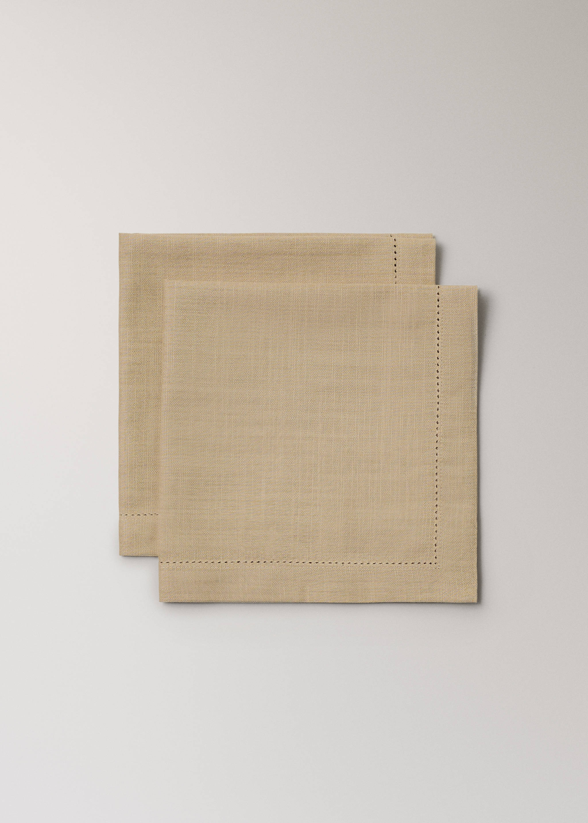 Cotton napkins with hemstitch detail - Details of the article 1