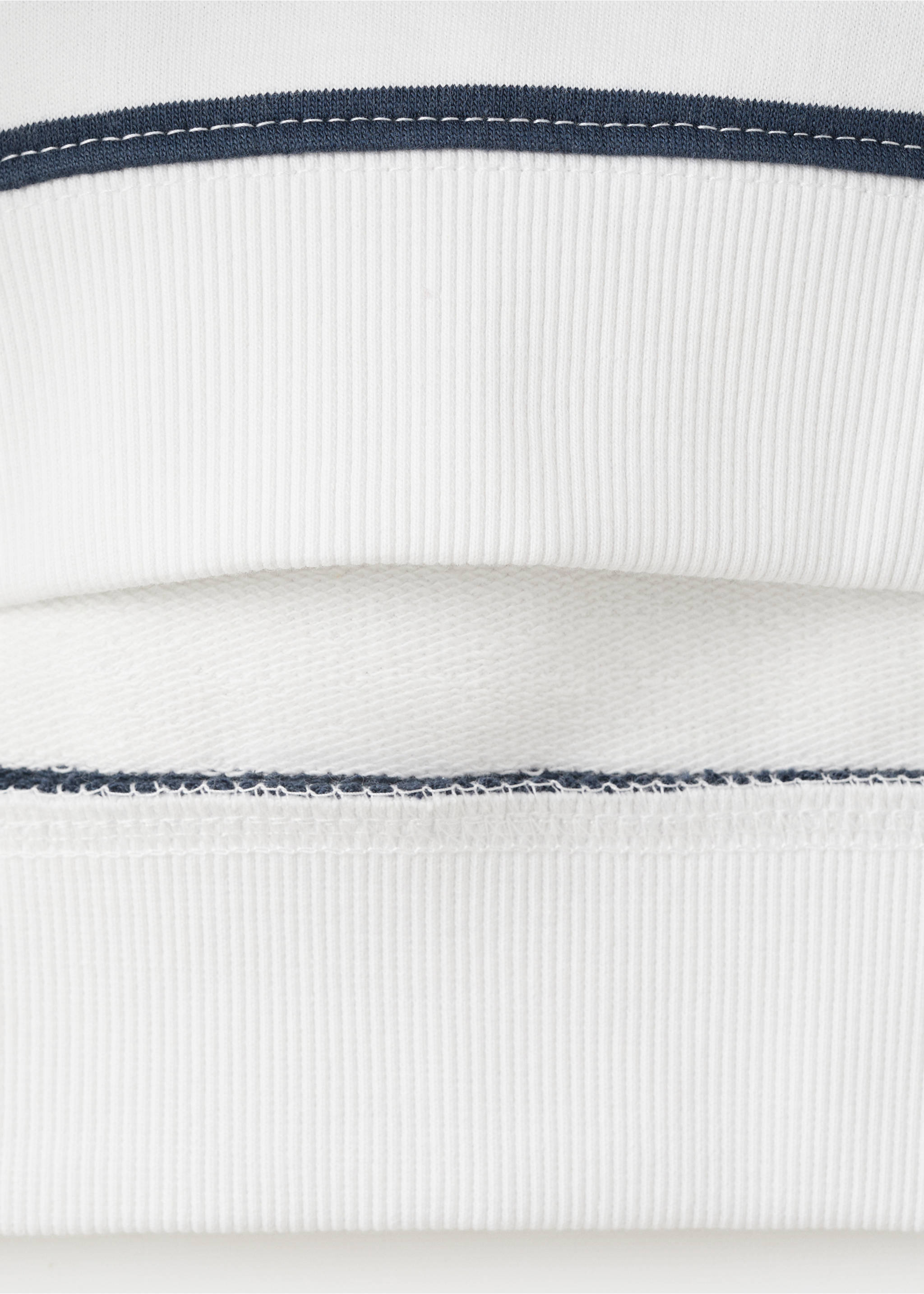 100%纯棉条纹卫衣 - null, 海军蓝. Ref: 27063280-00.