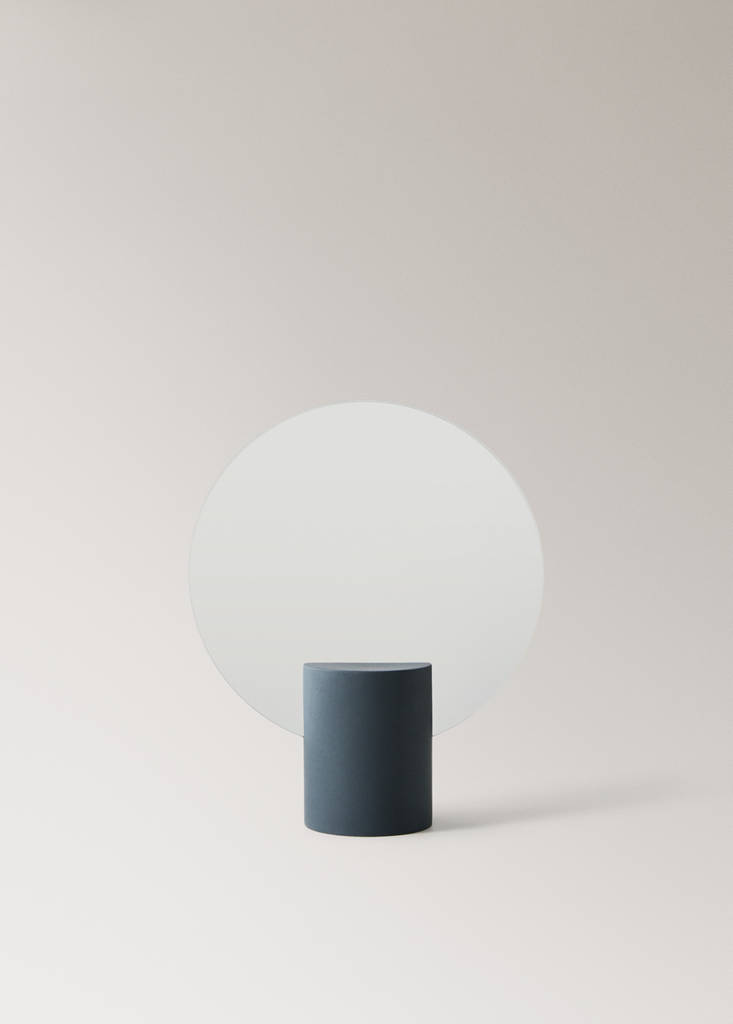 Resin vanity mirror — Charcoal