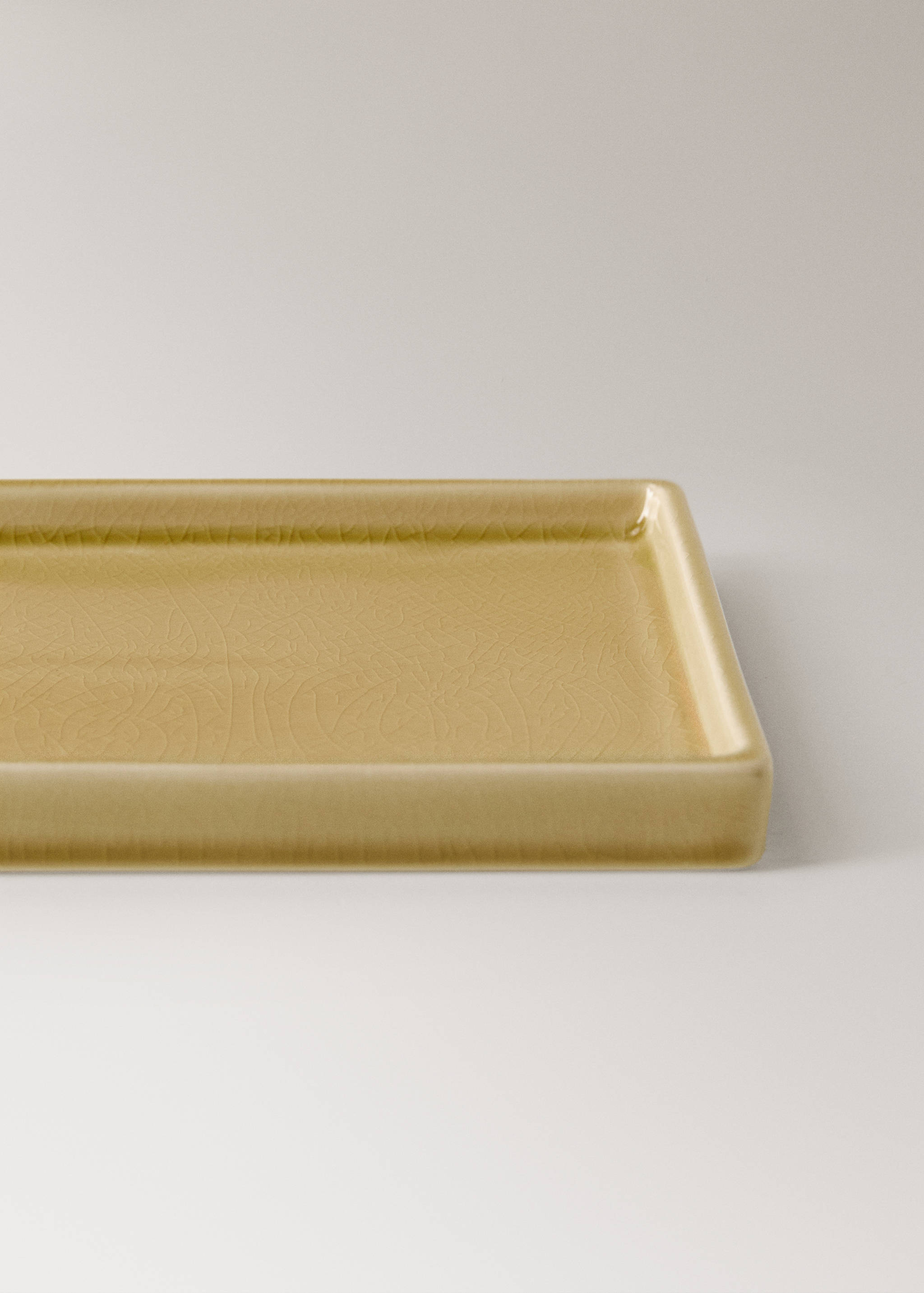 Crackled ceramic bathroom tray - Details of the article 1