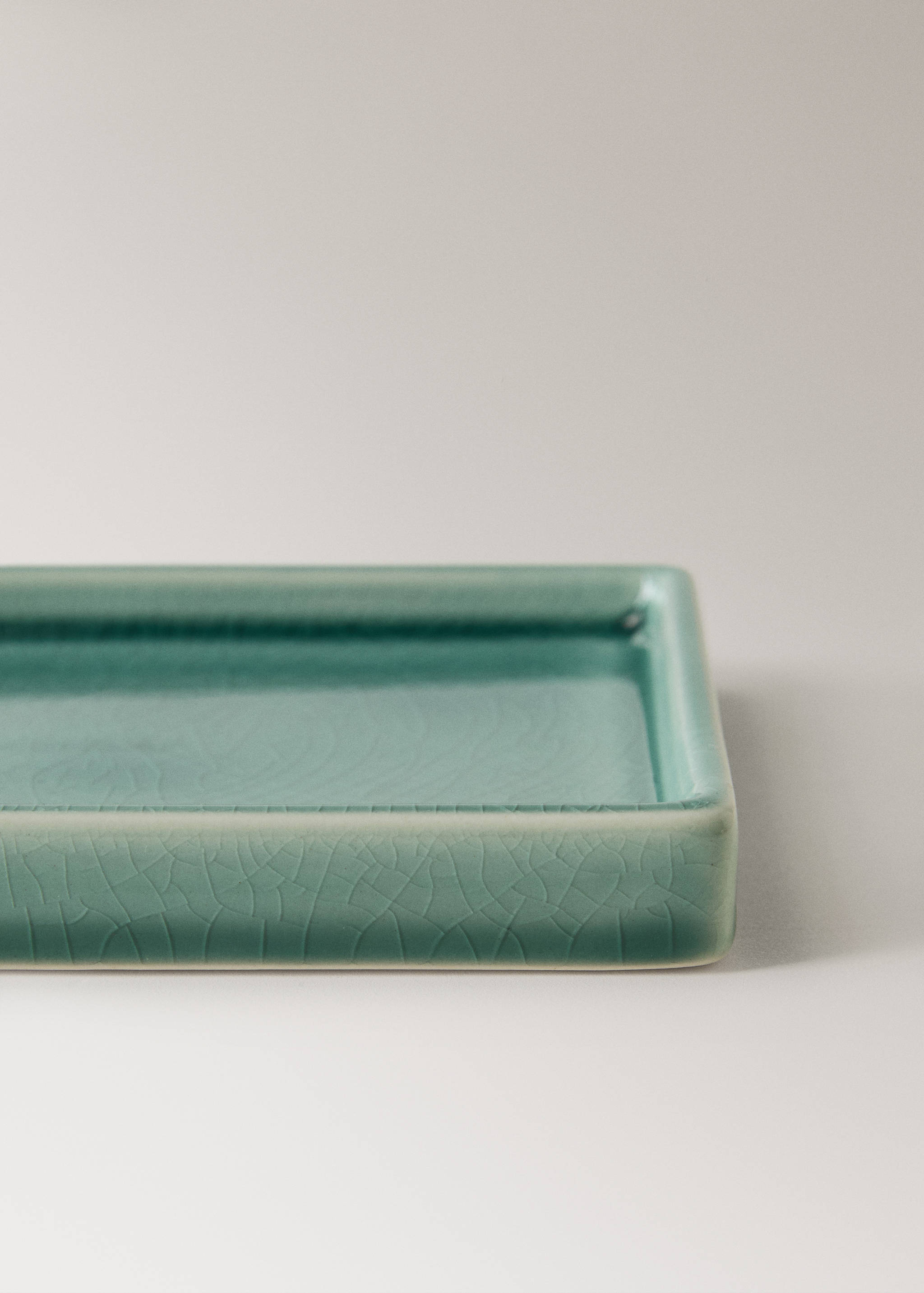 Crackled ceramic bathroom tray - Details of the article 1