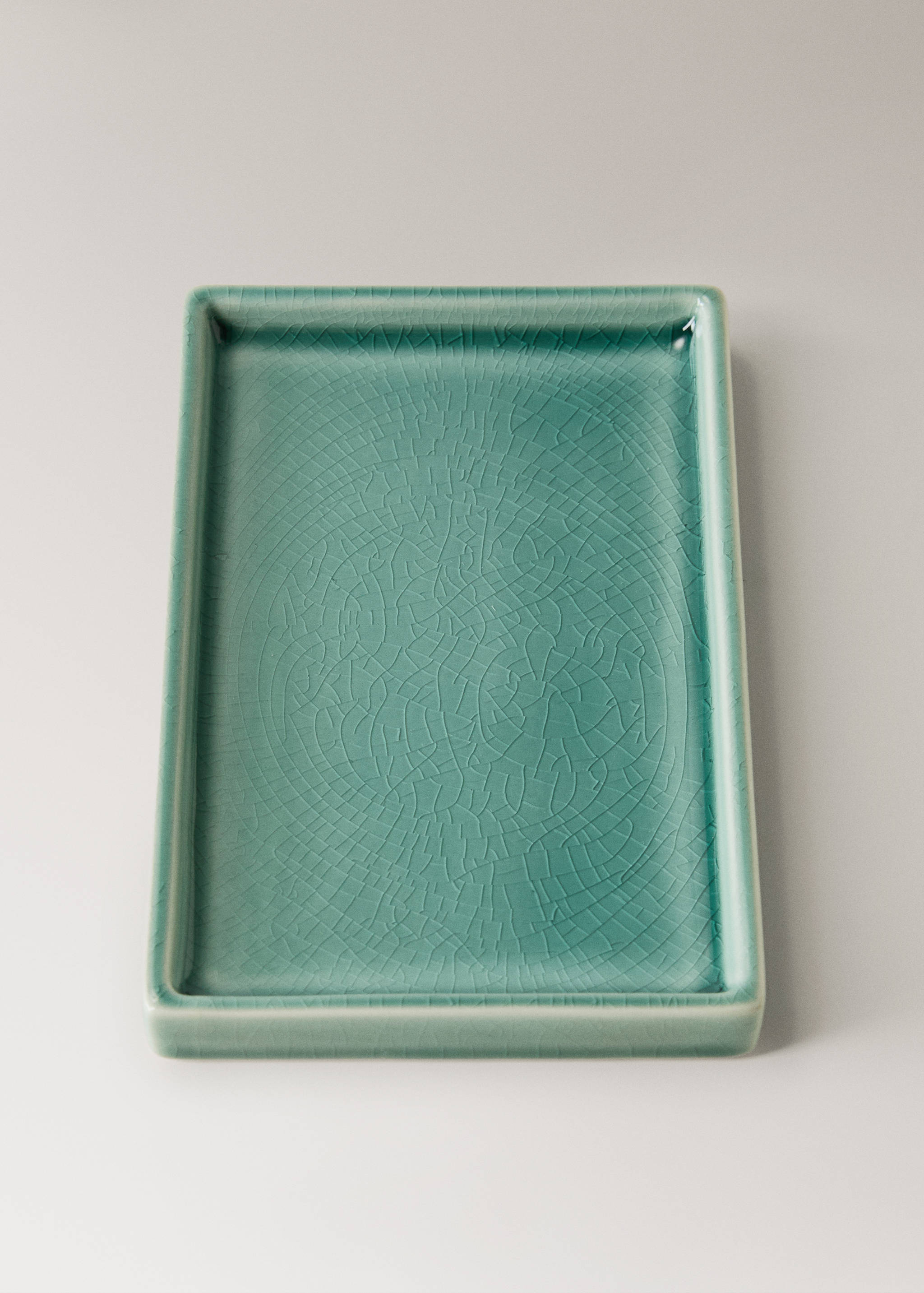 Crackled ceramic bathroom tray - Details of the article 2