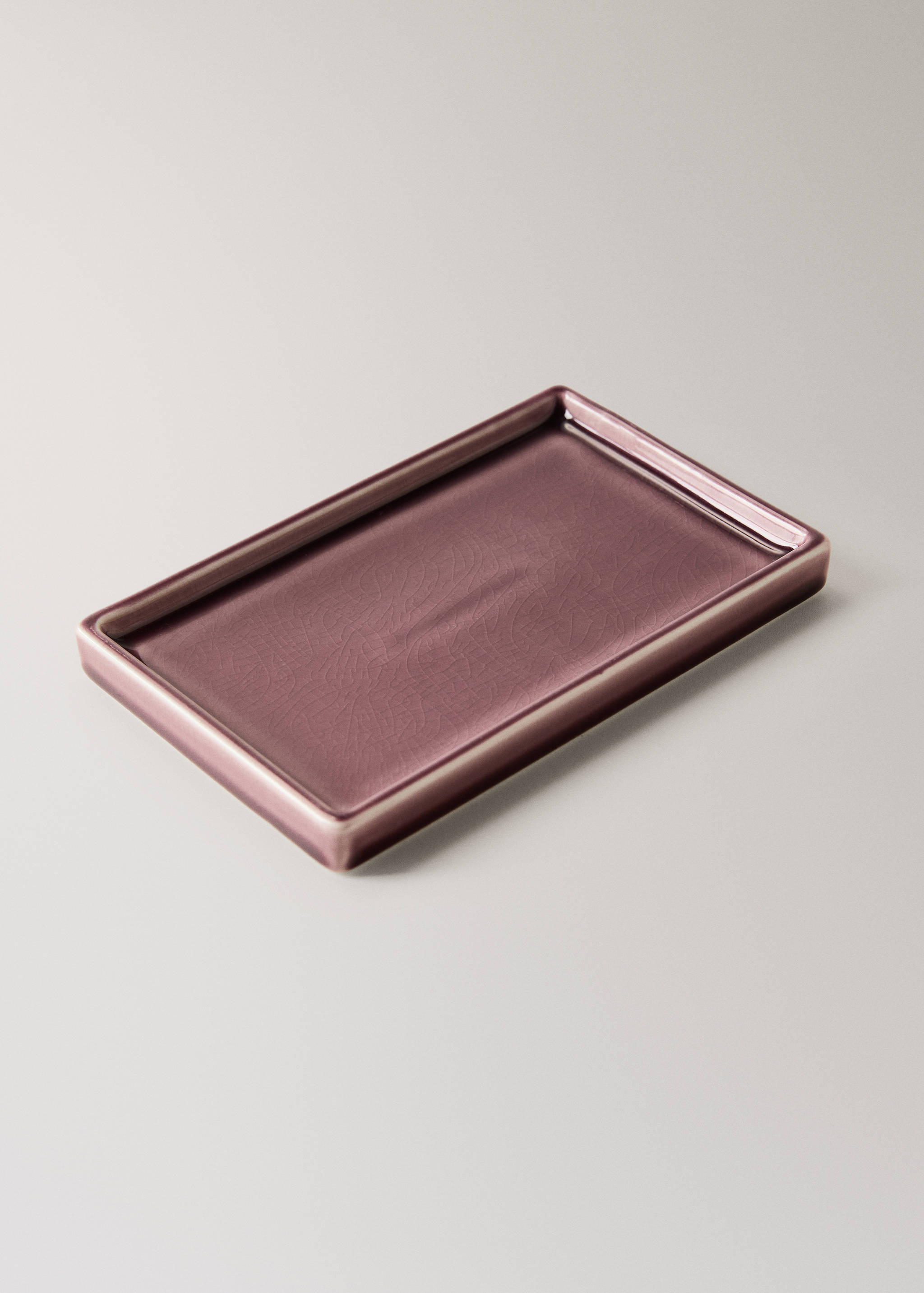 Crackled ceramic bathroom tray - Details of the article 2