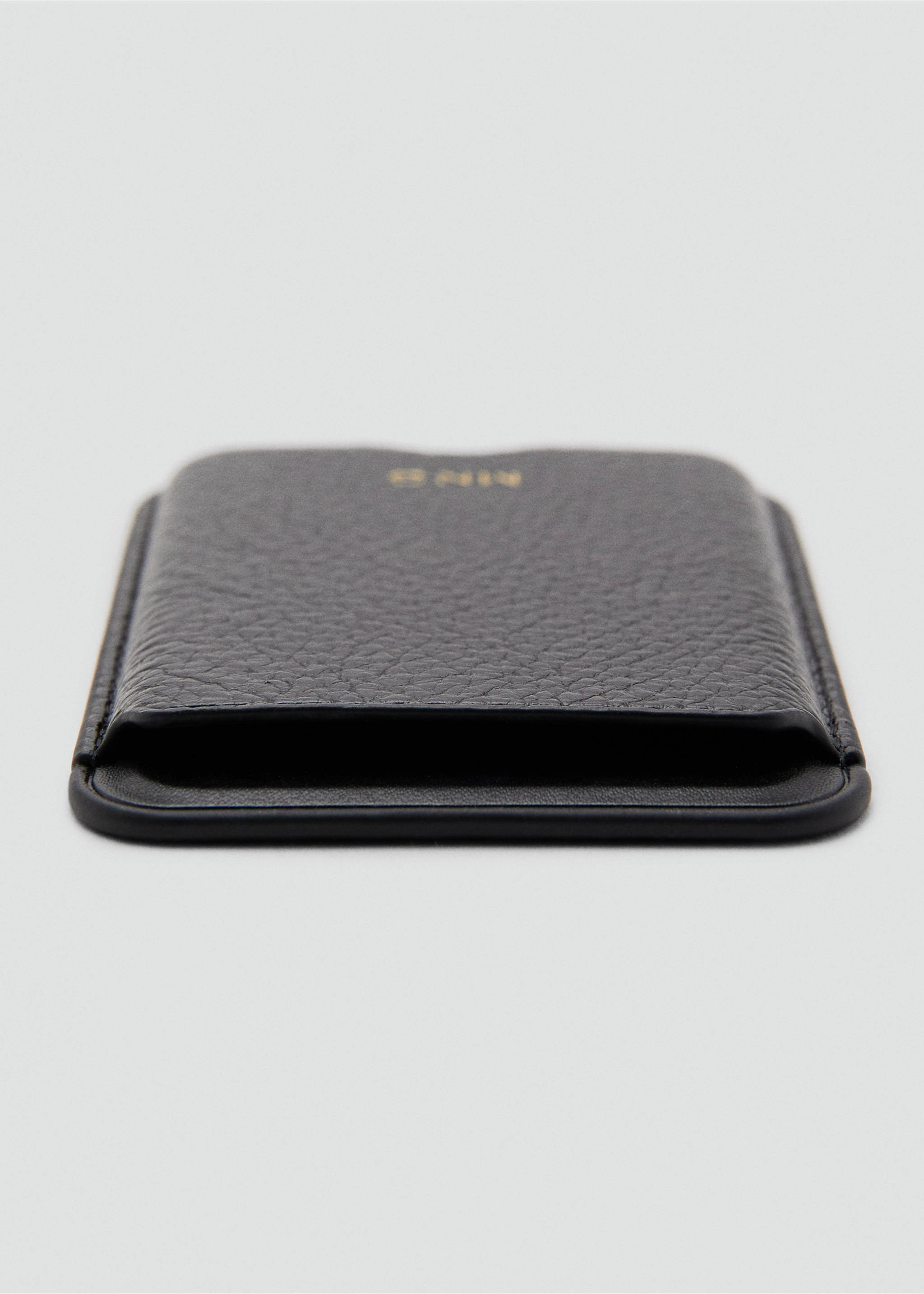 Magnetic cardholder - Details of the article 1, Black. Ref: 27063288-00.