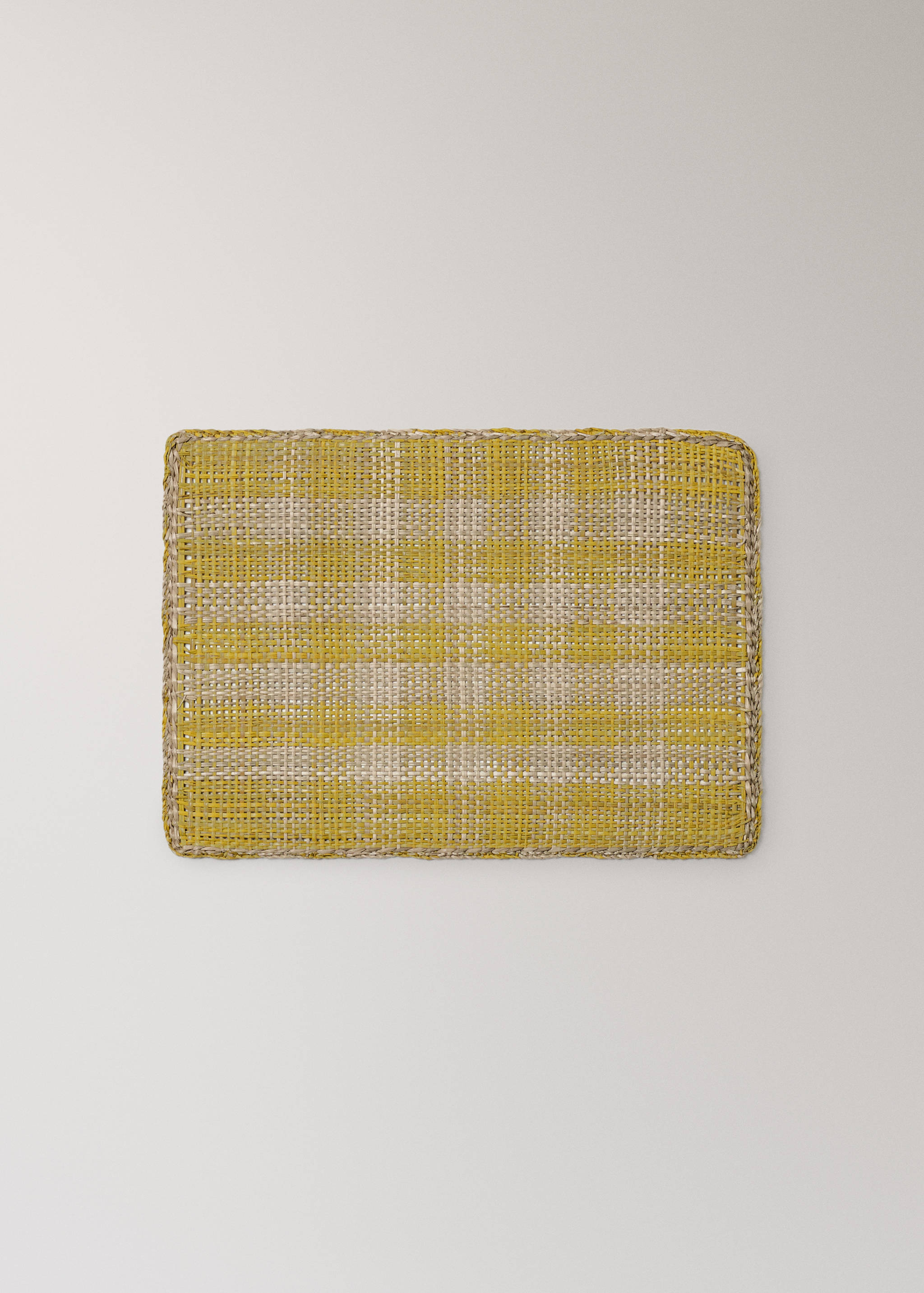 Natural fibre placemat colour - Article without model