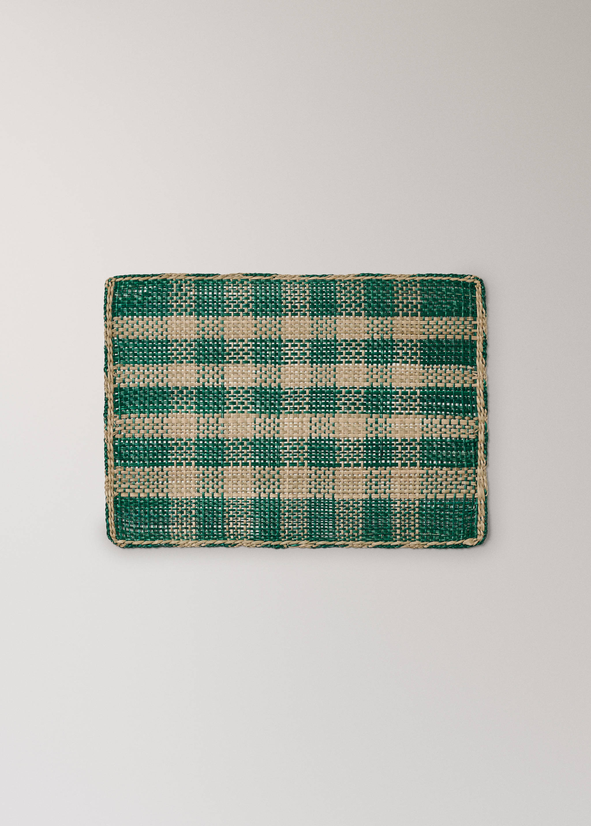 Natural fibre placemat colour - Article without model
