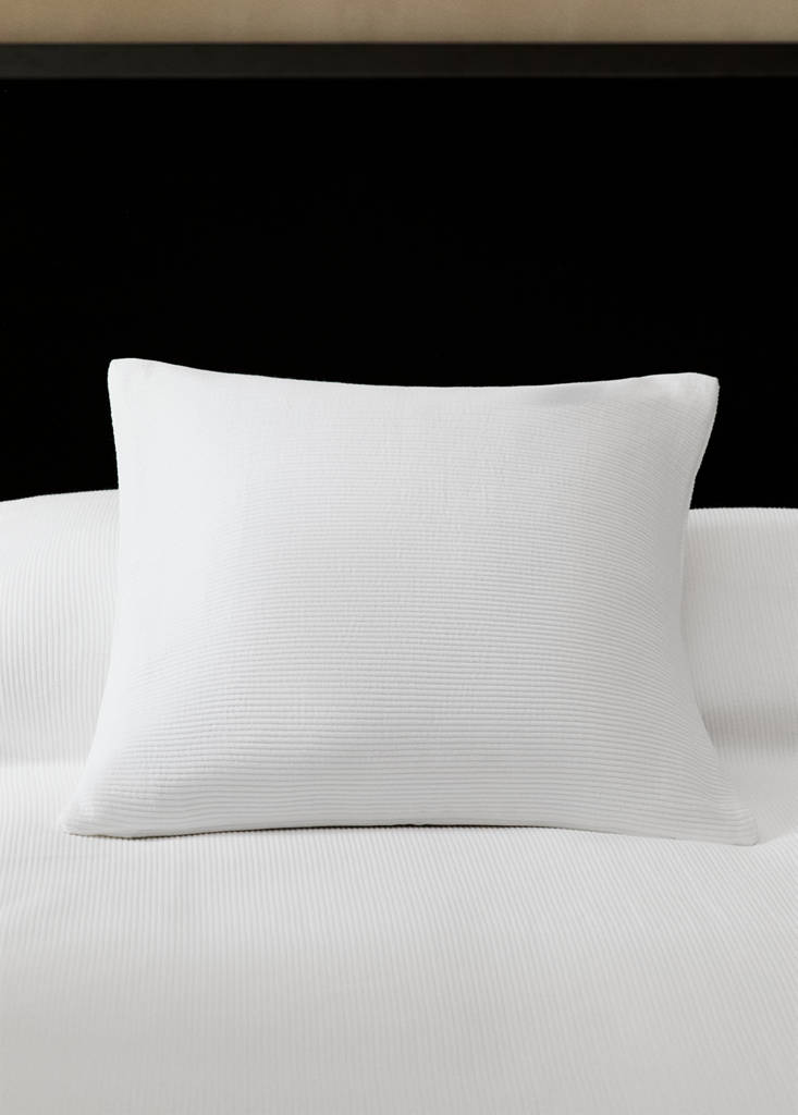 Funda almohada algodón jacquard rayas finas 50x50cm