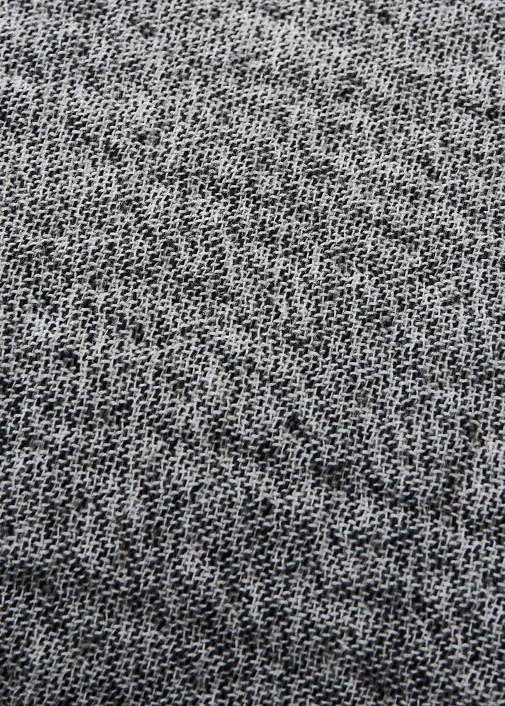 Soft melange cotton cushion cover 50x50 cm — Dark Heather Grey