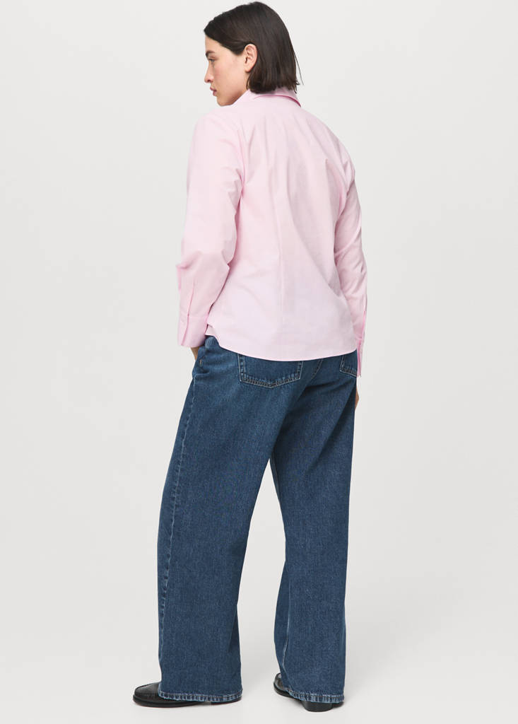 Straight low-waist jeans — Dark Blue