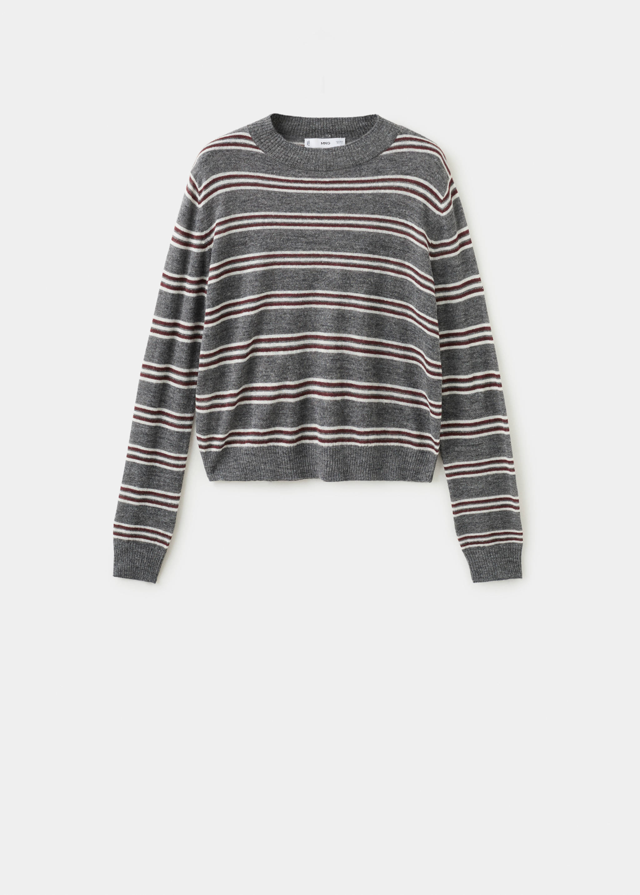 Pull-over en maille à rayures - Article sans modèle