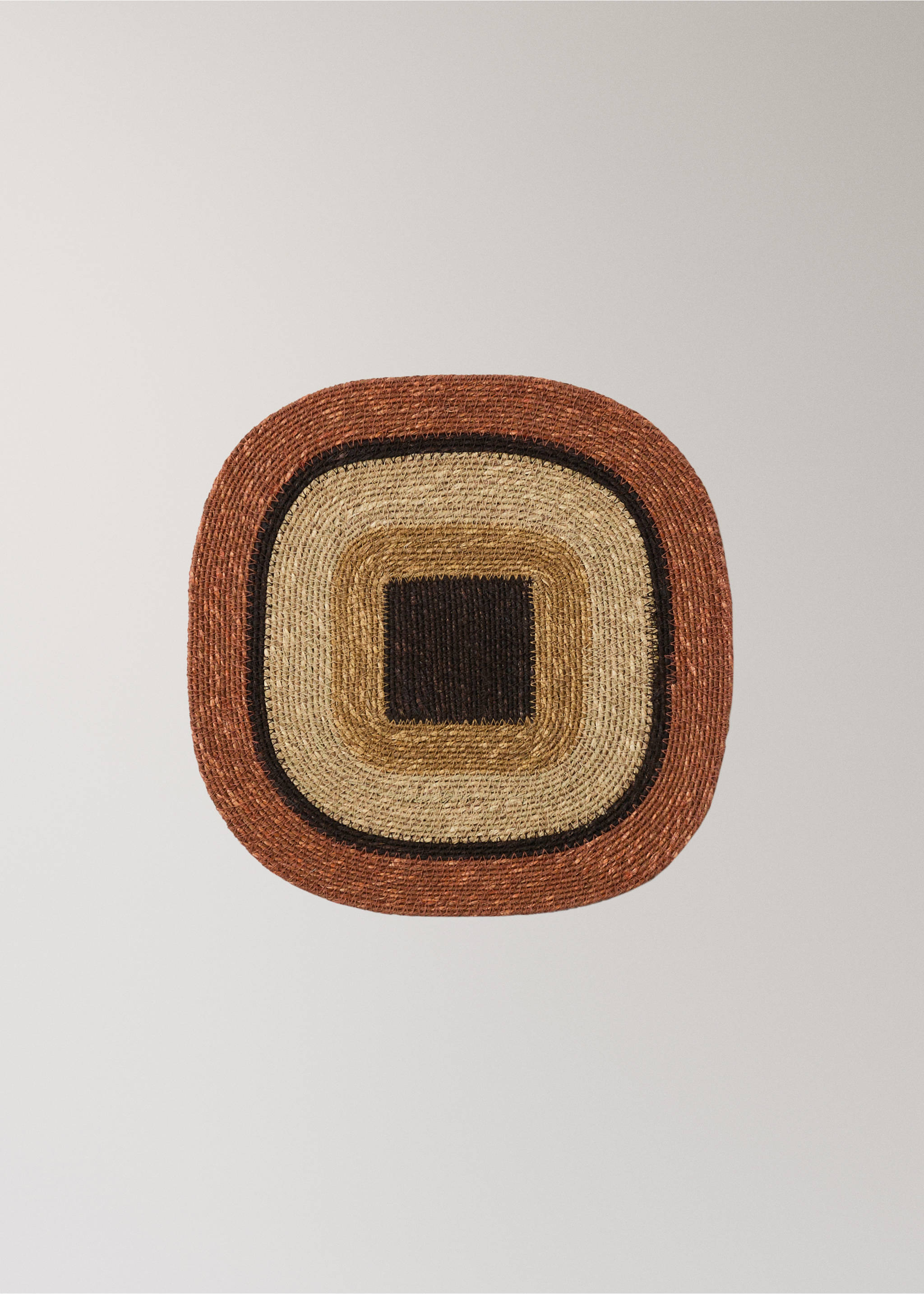 Ovales Tischset aus Seegras - Artikel ohne Model, Bräunliches Orange. Ref: 27063299-00.