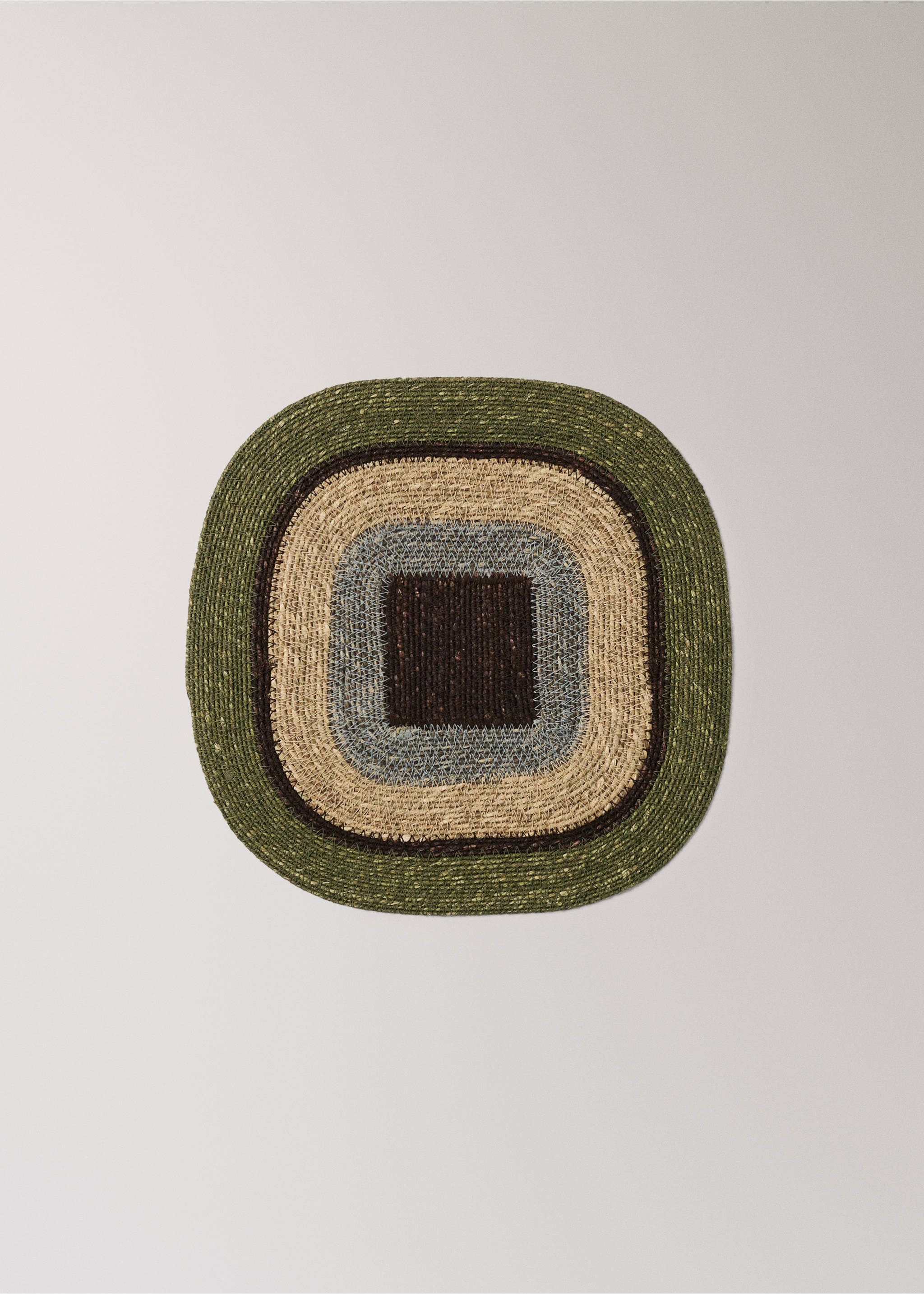 Ovalt sjögräsunderlägg - Artikel utan modell, Grön. Ref: 27063299-00.