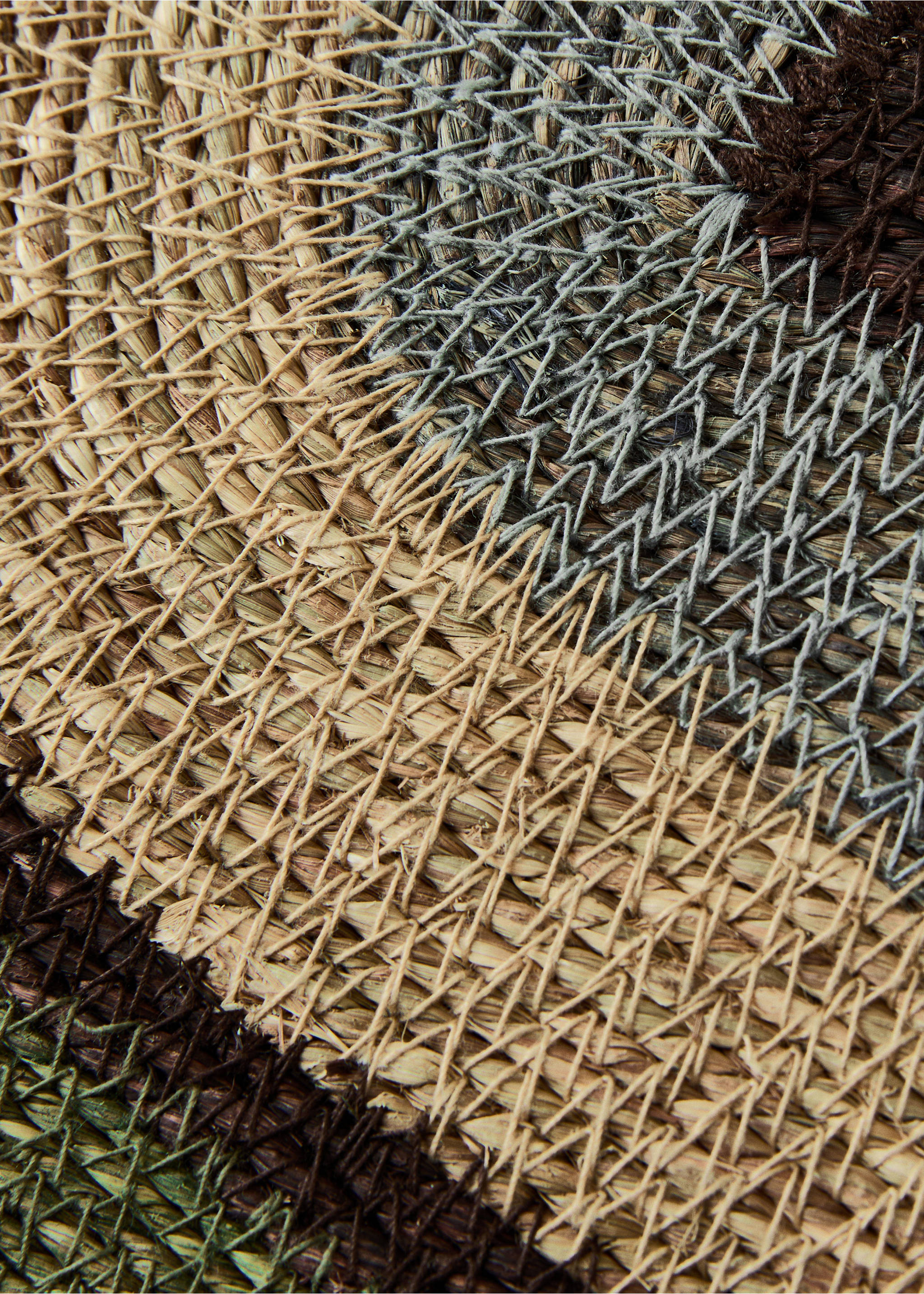 Ovalt sjögräsunderlägg - Detaljer om artikeln 2, Grön. Ref: 27063299-00.