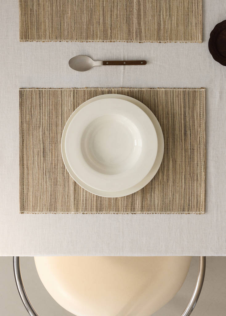 Natural fibre table mats — Light/Pastel Brown