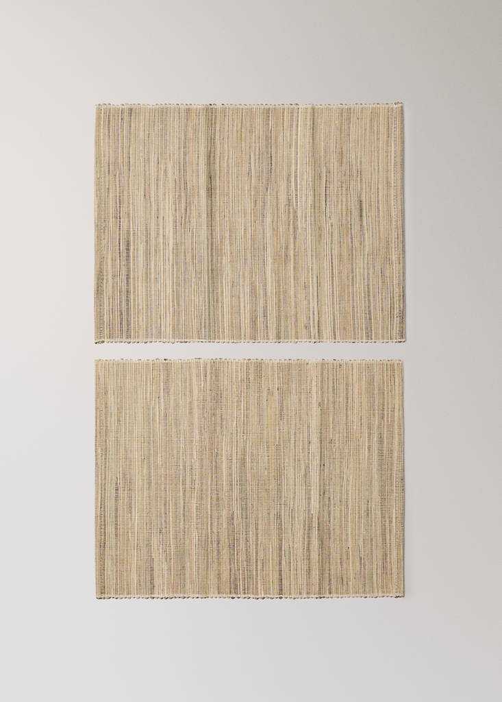 Natural fibre table mats — Light/Pastel Brown