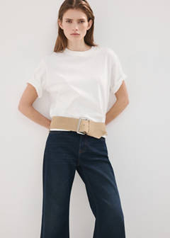 Mid-rise flared jeans — Dark Vintage Blue 4