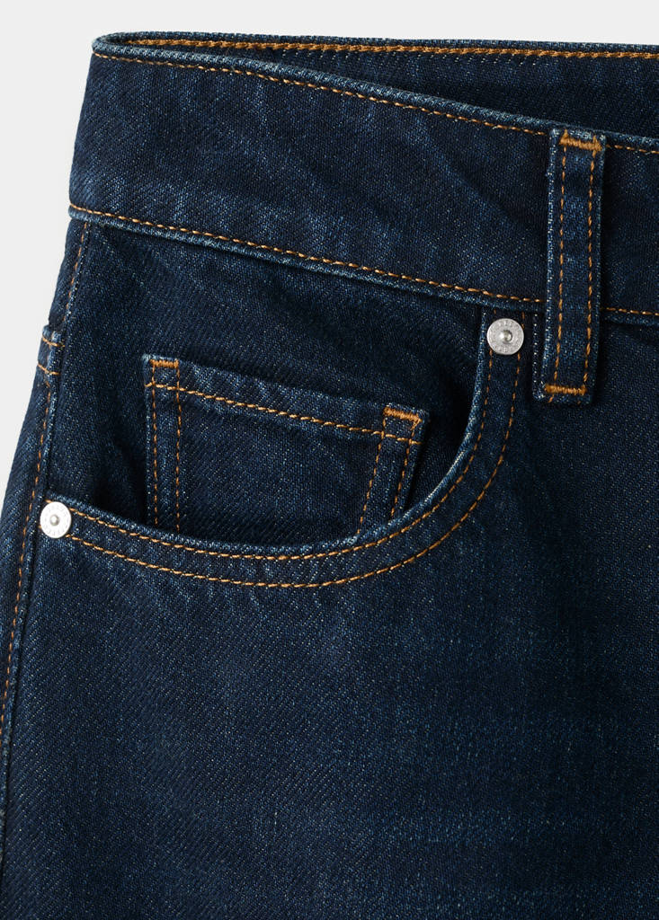 Mid-rise flared jeans — Dark Vintage Blue