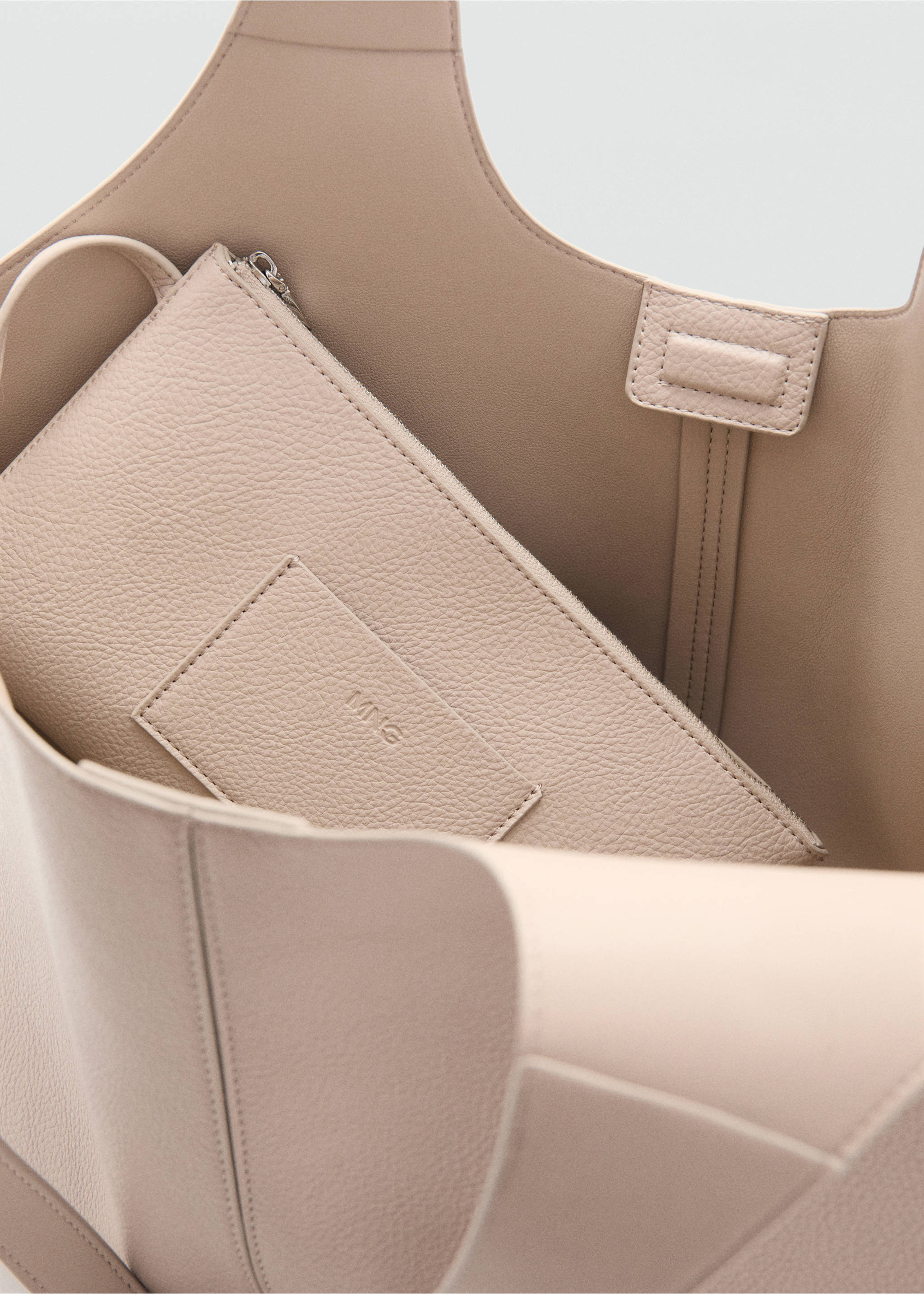 Large shopper bag - Details of the article 2, Off White. Ref: 27063304-00.