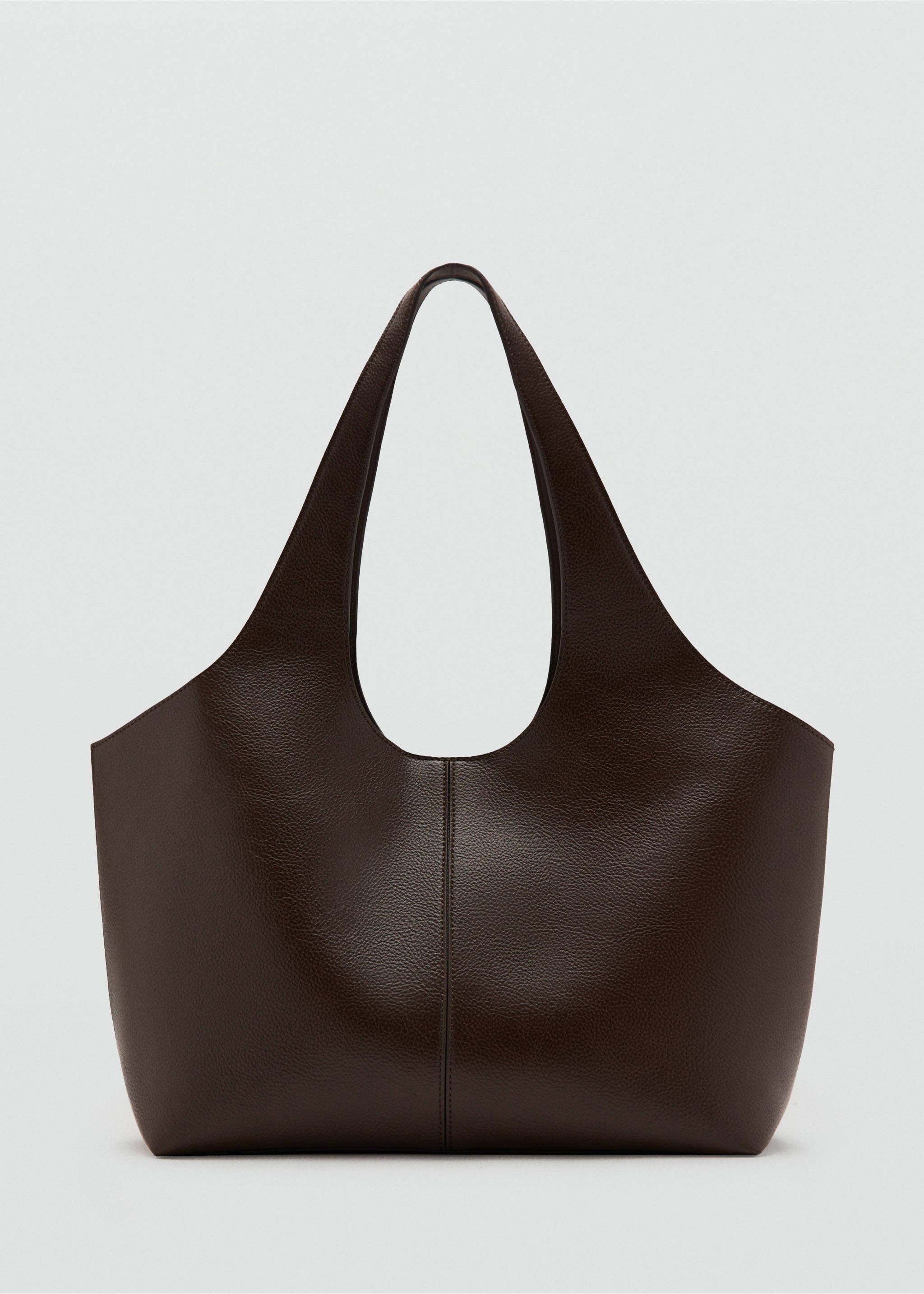 Geantă shopper mare - Articol fără model, Ciocolatiu. Ref: 27063304-00.